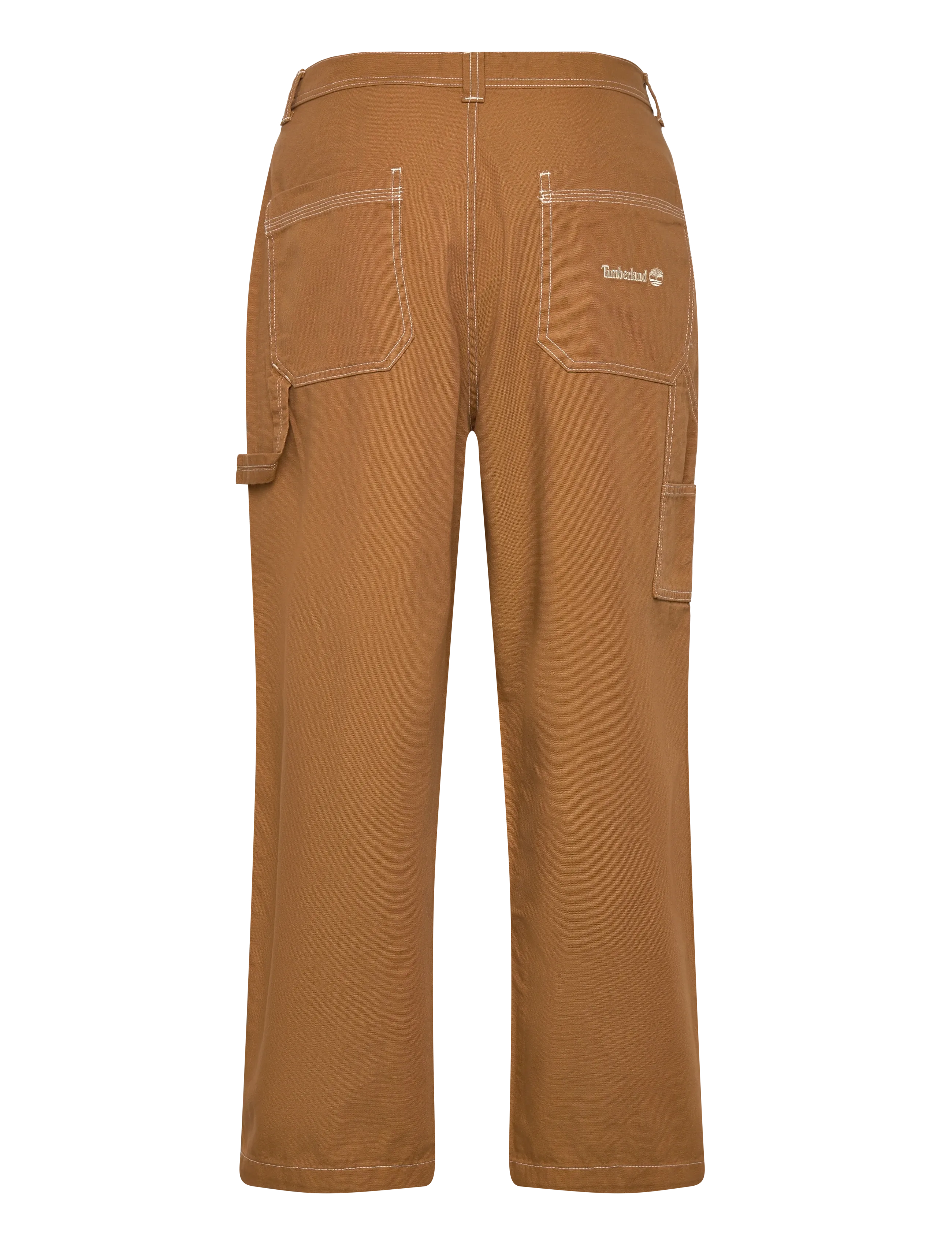 Timberland - Washed Duck Canvas Carpenter Pant DARK WHEAT BOOT - cargohose - dark brown - 2
