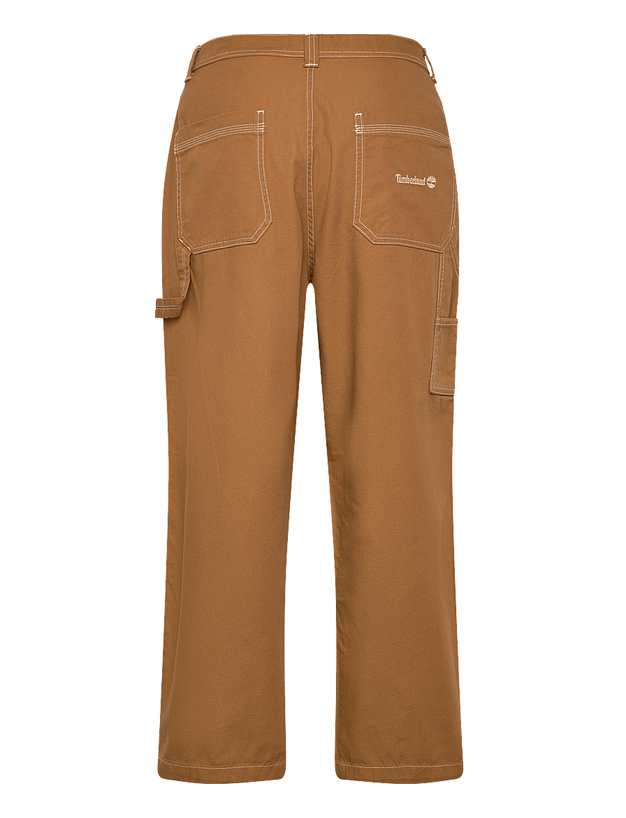 Timberland - Washed Duck Canvas Carpenter Pant DARK WHEAT BOOT - cargohosen - dark brown - 2