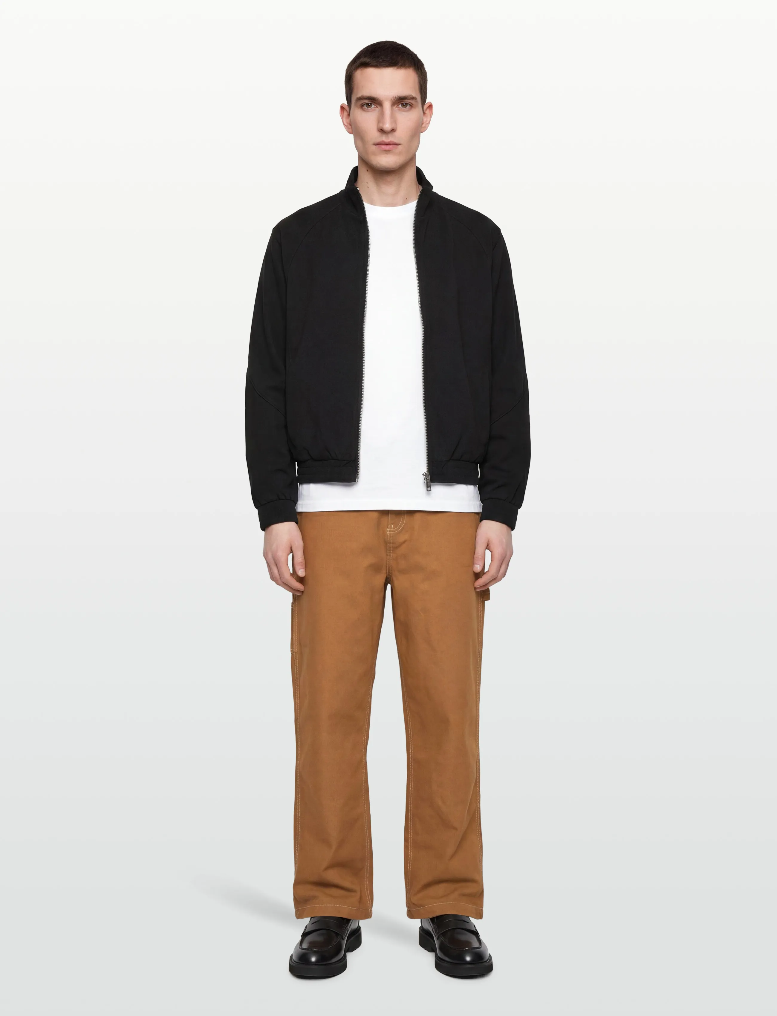 Timberland Washed Duck Canvas Carpenter Pant Dark Wheat Boot, 30 x 32, Trousers, Braun - Cargo Pants, Männerswear