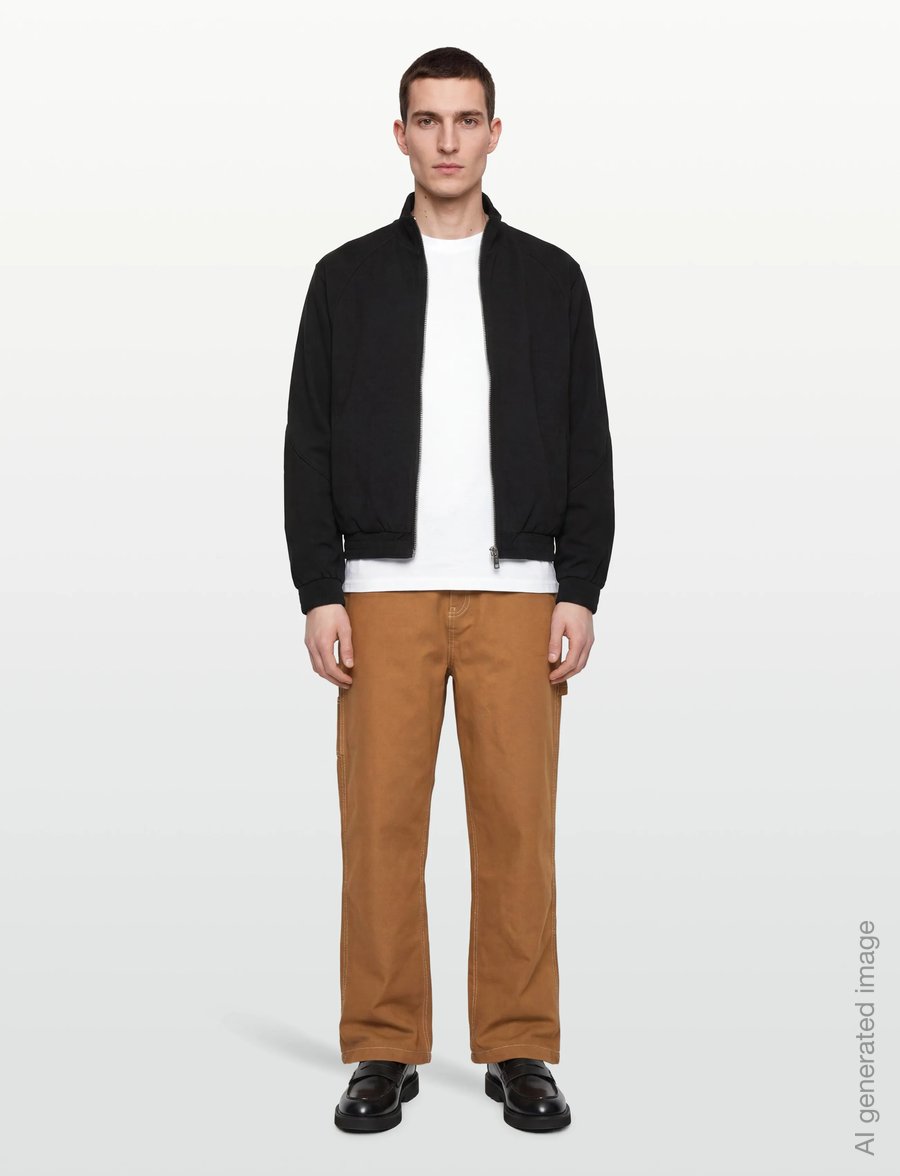 Timberland - Washed Duck Canvas Carpenter Pant DARK WHEAT BOOT - cargohosen - dark brown - 0