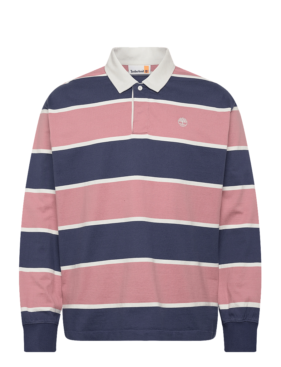 Timberland - Rugby Polo Shirt ASH ROSE-OCEANA - pikkade varrukatega polod - misc - 0