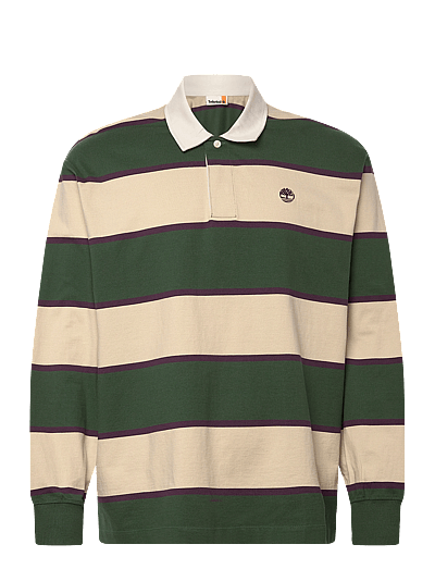 Timberland Rugby Polo Shirt PINENEEDLE / PUTTY - Polos - MISC / green
