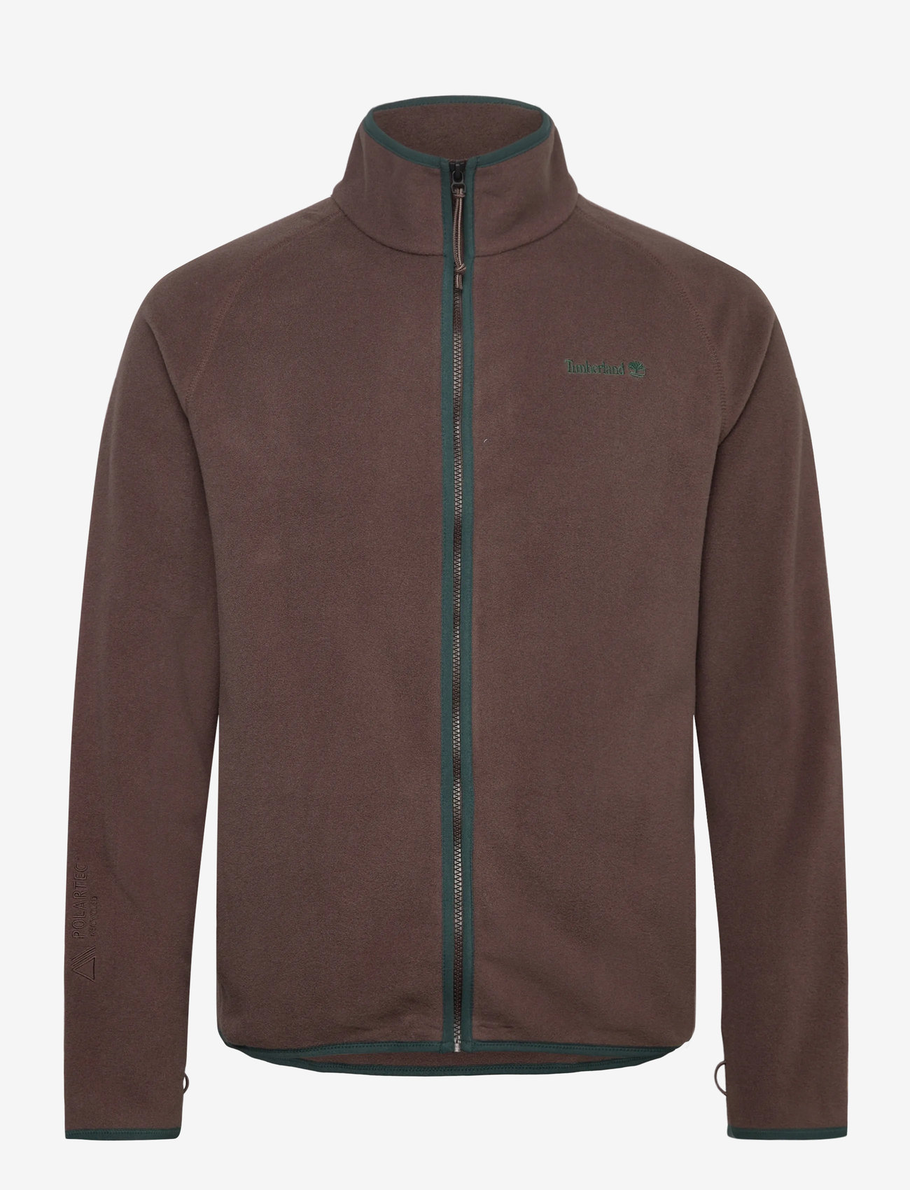 Timberland - POLARTEC 100 FULL ZIP FLEECE - pullover mit durchgehendem reißverschluss - chocolate brown - 0