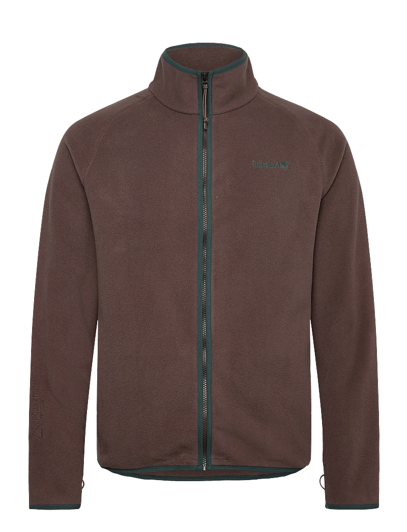Timberland - POLARTEC 100 FULL ZIP FLEECE - pullover mit durchgehendem reißverschluss - chocolate brown - 0