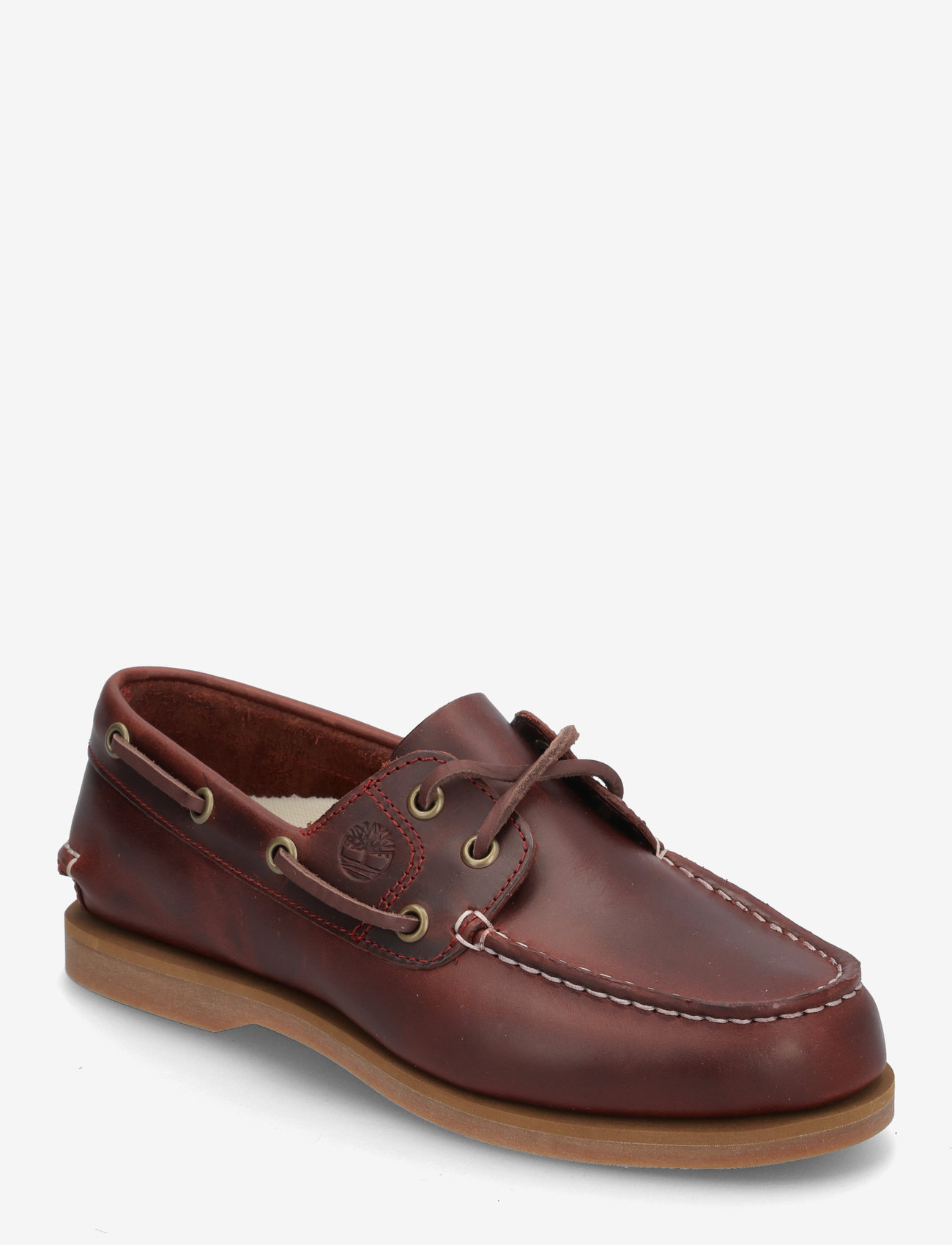Timberland - CLASSIC BOAT BOAT SHOE BURGUNDY FULL GRAIN - naised - burgundy - 0