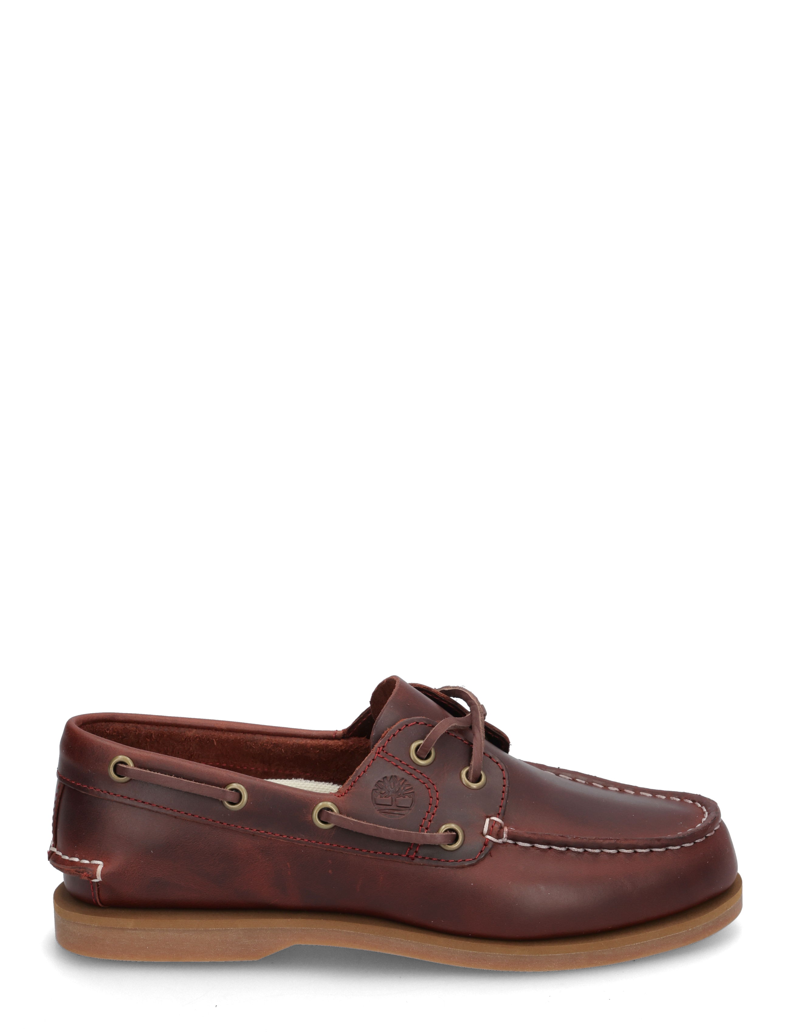 Mockasin 'TIMBERLAND A2Q9X classic boat burgundy full grain bordeaux scarpe donna mocassini lacci' 3