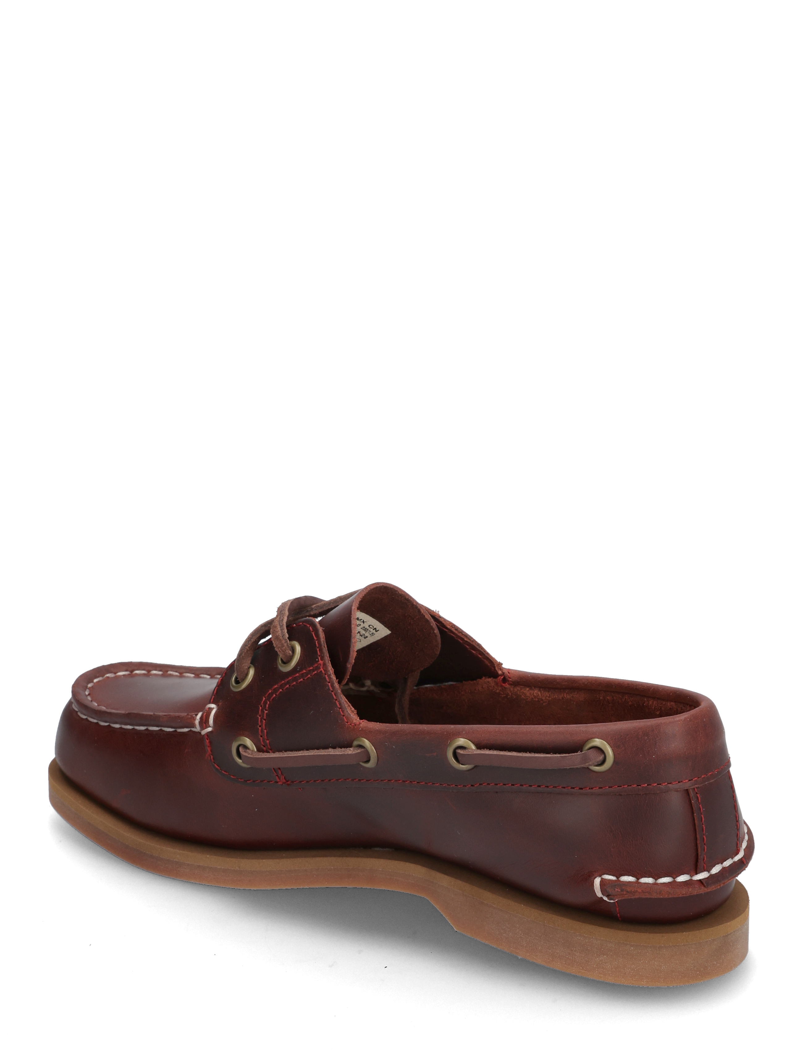 Mockasin 'TIMBERLAND A2Q9X classic boat burgundy full grain bordeaux scarpe donna mocassini lacci' 4