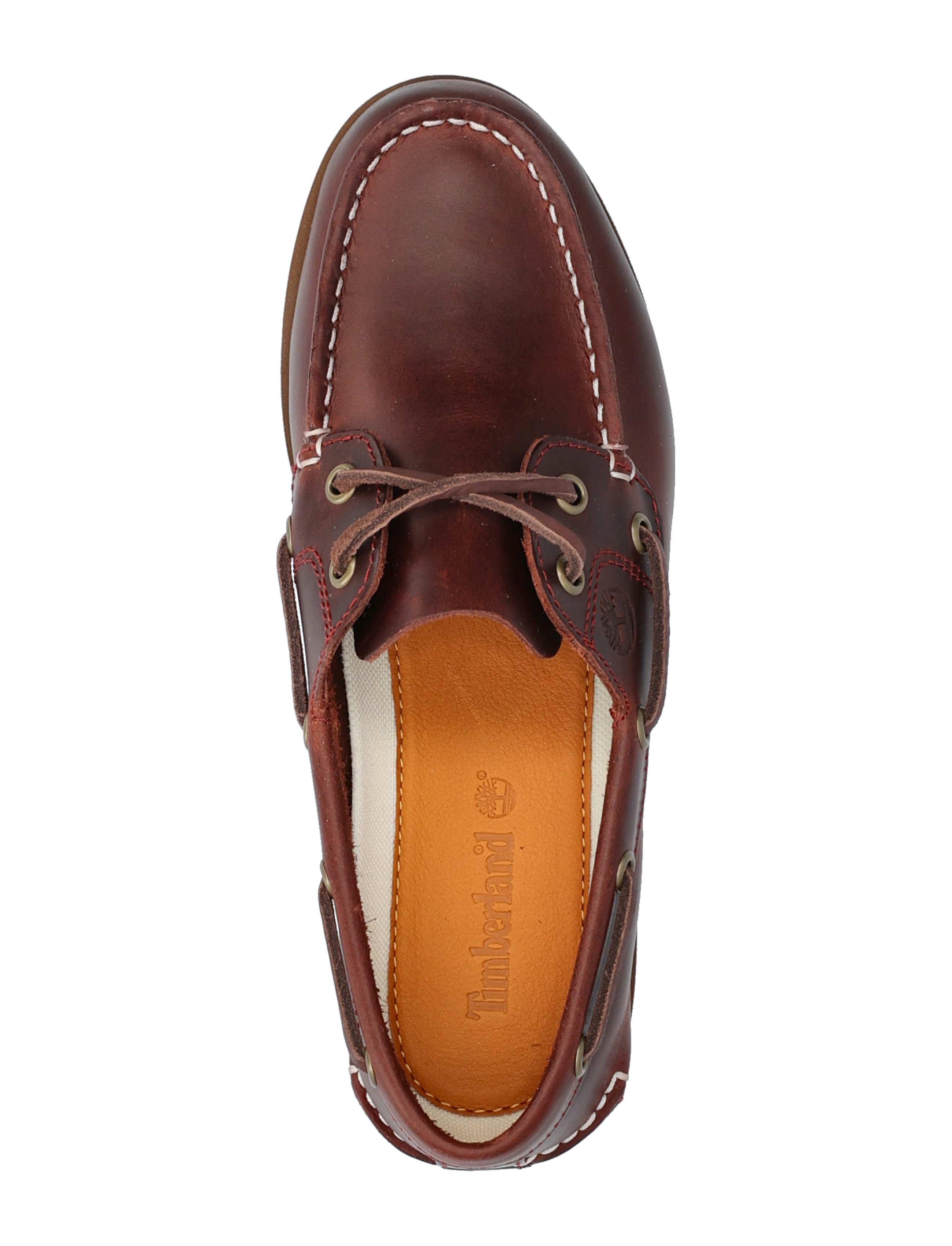 Timberland - CLASSIC BOAT BOAT SHOE BURGUNDY FULL GRAIN - bootsschuhe - burgundy - 3