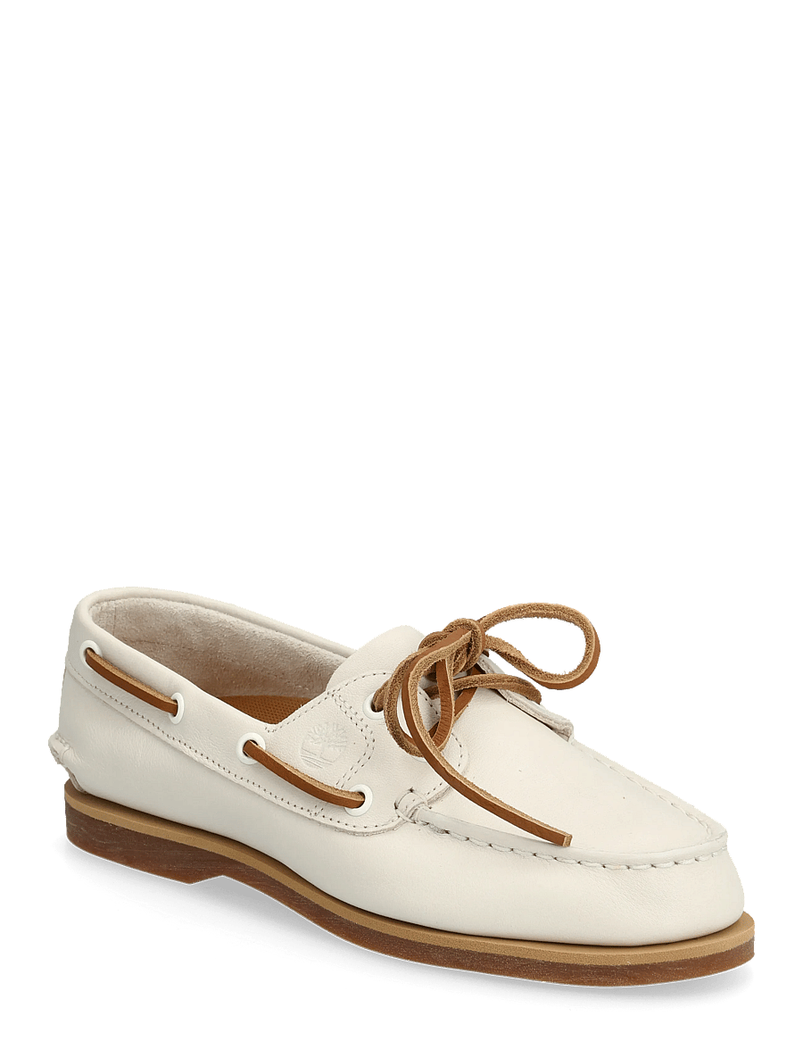Timberland - CLASSIC BOAT BOAT SHOE NATURAL FULL GRAIN - sejlersko - natural - 0