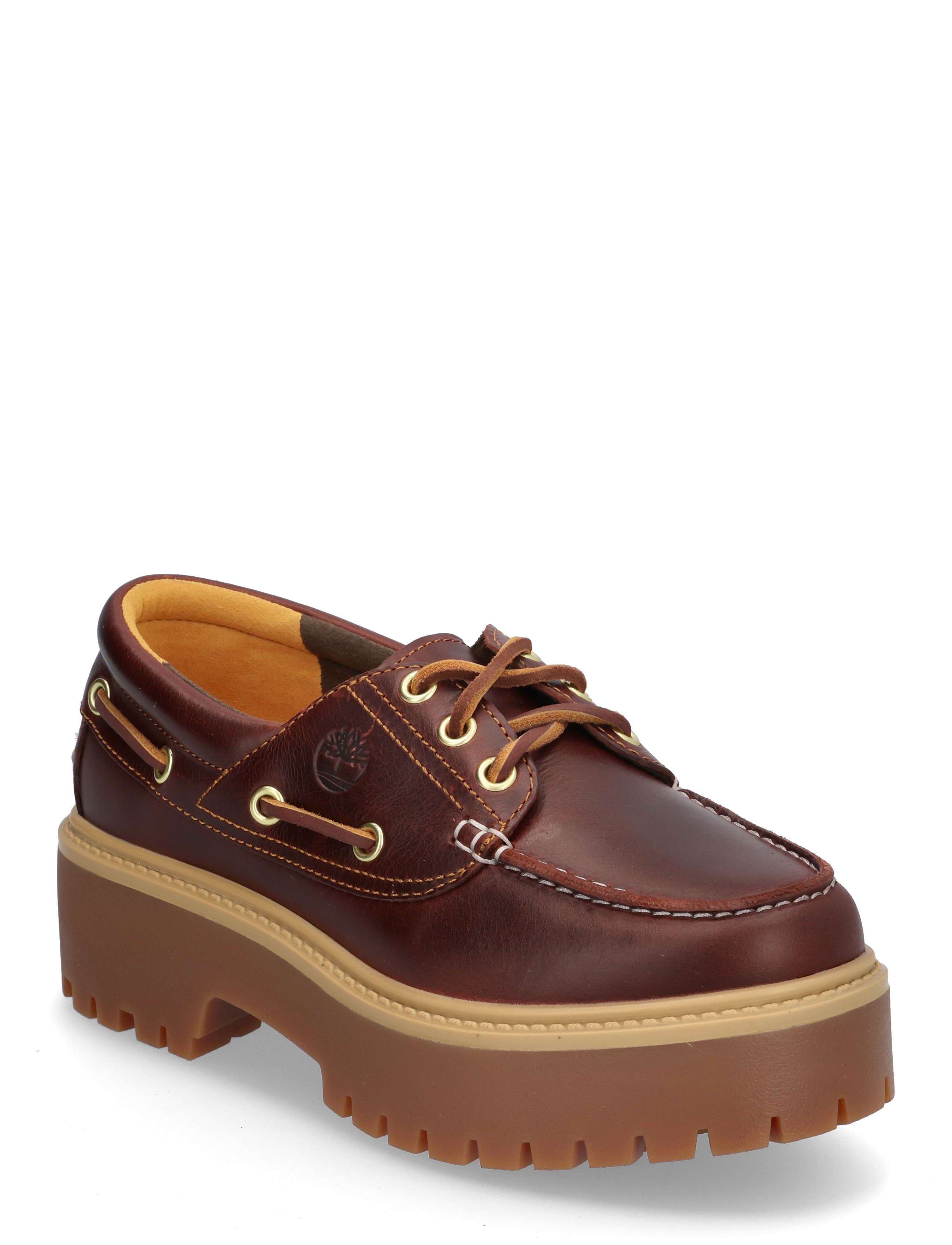 Timberland STONE STREET BOAT SHOE ROOTBEER - Timberland - BURGUNDY / brown