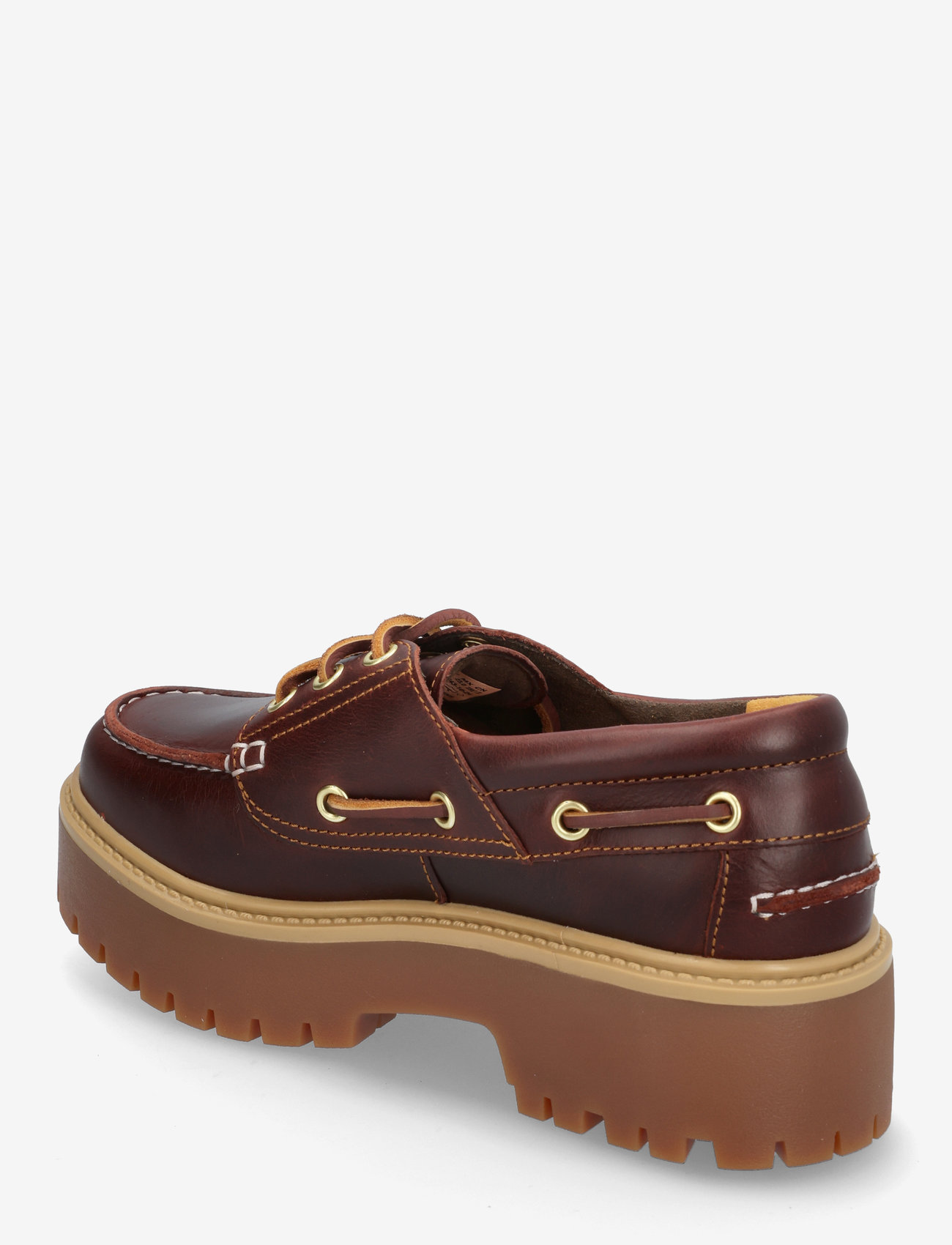 Timberland - STONE STREET BOAT SHOE ROOTBEER - bootsschuhe - burgundy - 2