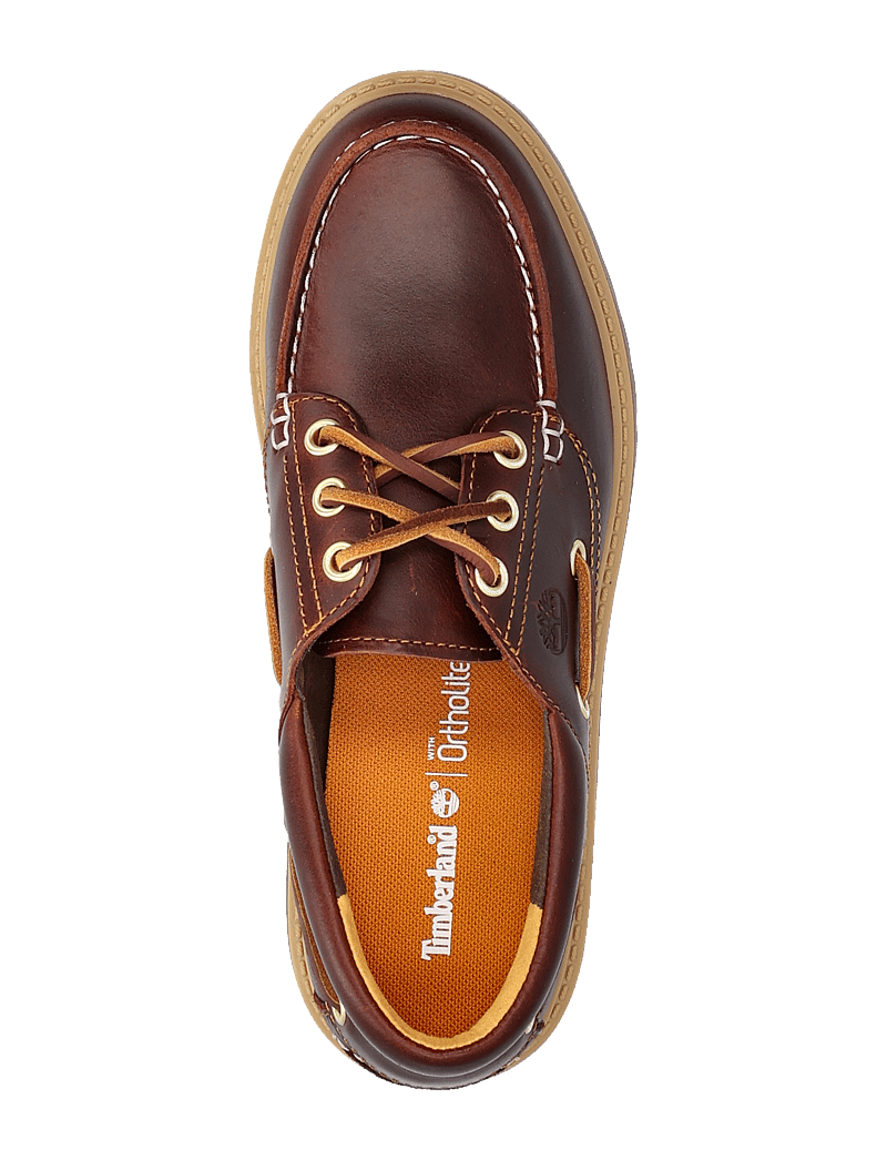 Timberland - STONE STREET BOAT SHOE ROOTBEER - bootsschuhe - burgundy - 3