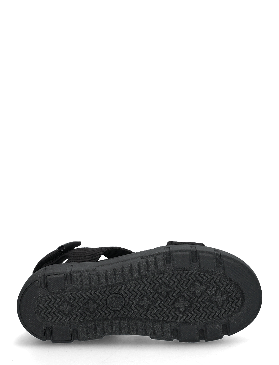 Timberland - Greyfield Sandal BACKSTRAP SANDAL BLACK KNIT - flade sandaler - black - 4