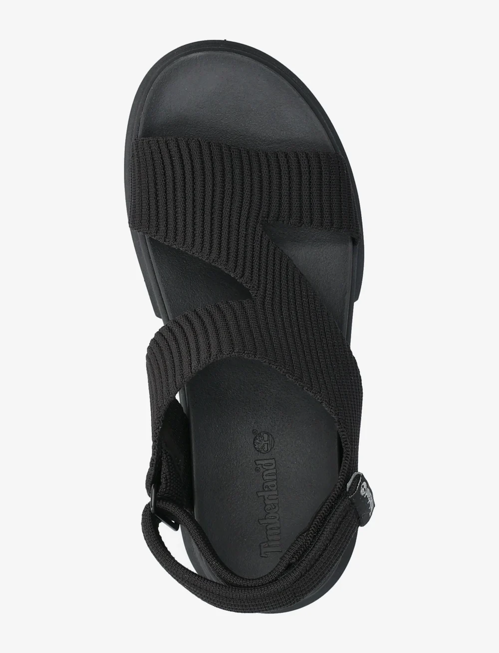 Timberland - BACKSTRAP SANDAL - platta sandaler - blk knit - 3