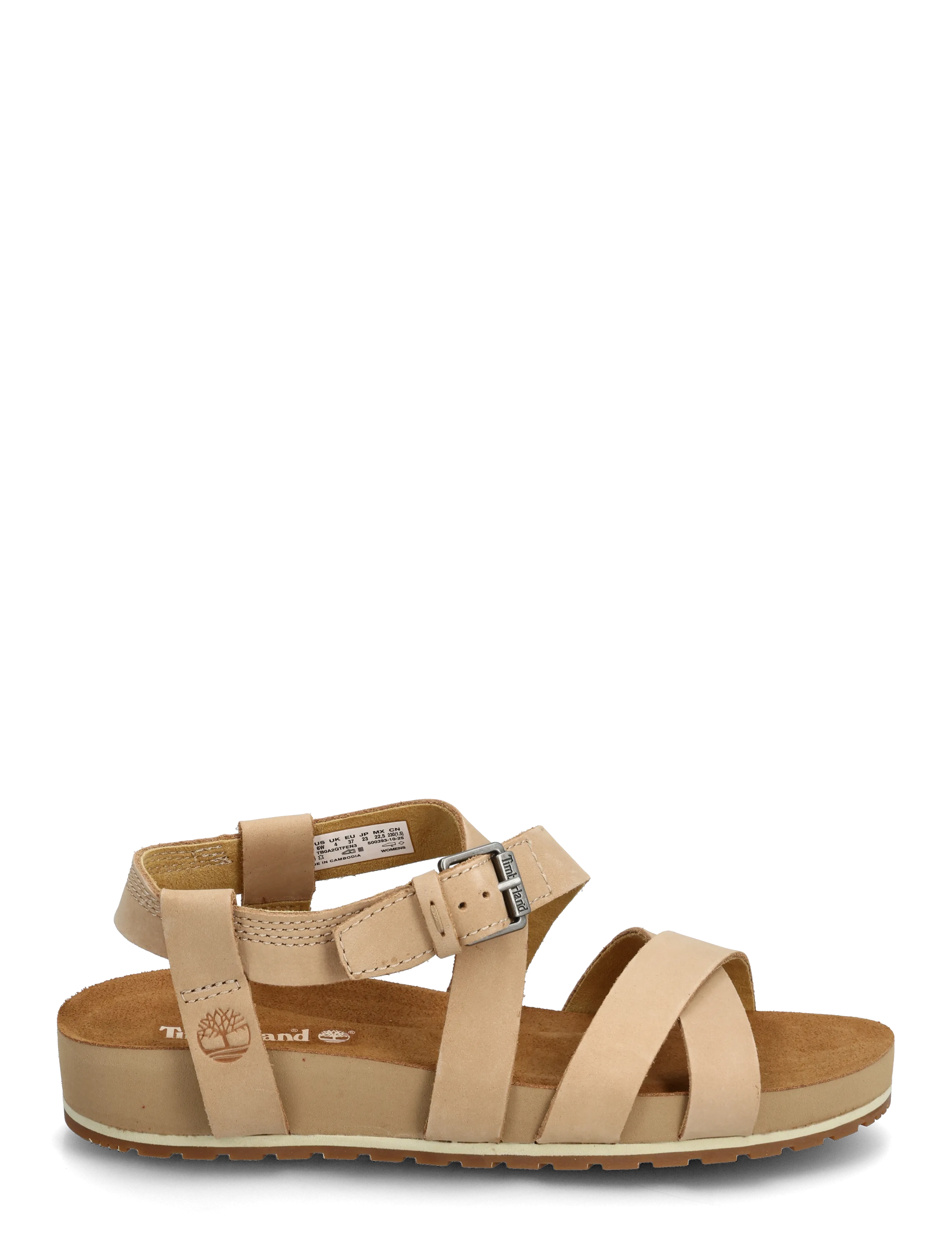 Timberland - BACKSTRAP SANDAL - platvorm sandaalid - medium beige - 1
