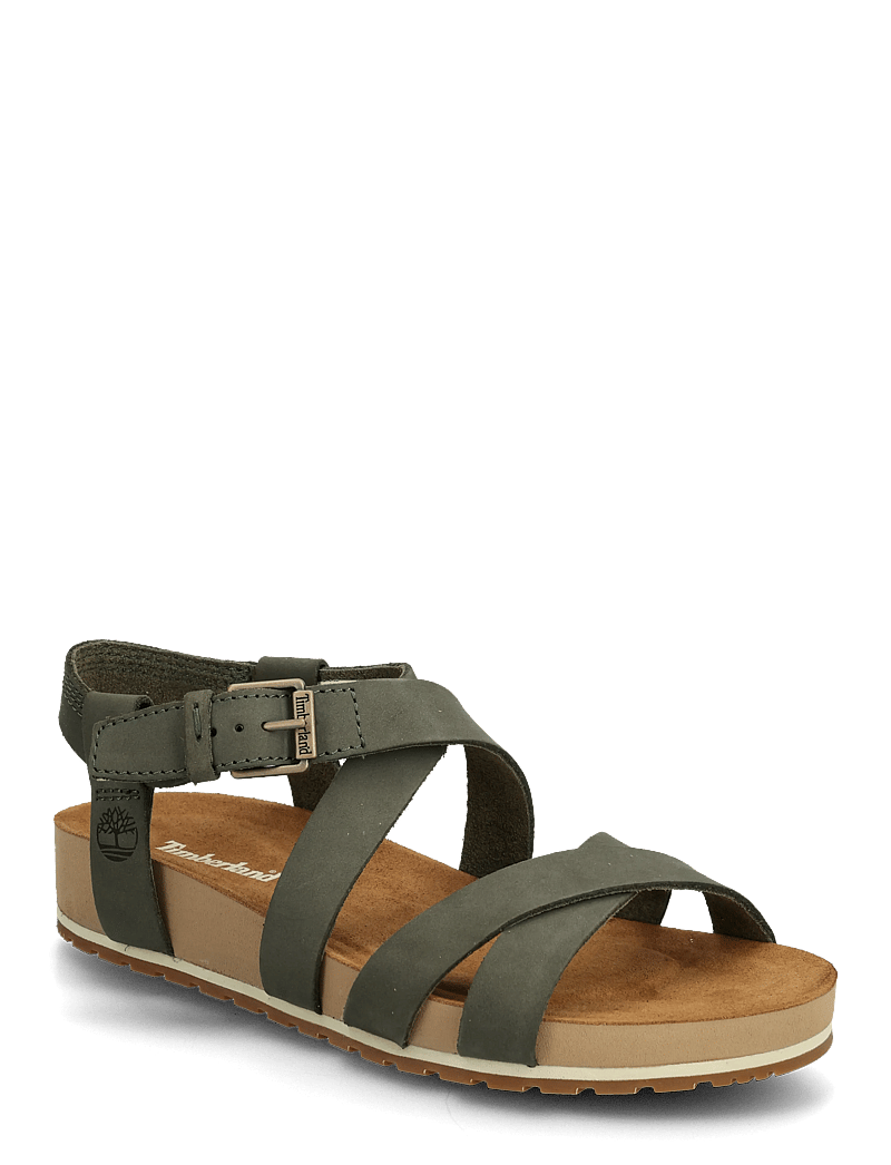 Timberland - BACKSTRAP SANDAL - plateau-sandalen - dark green - 0