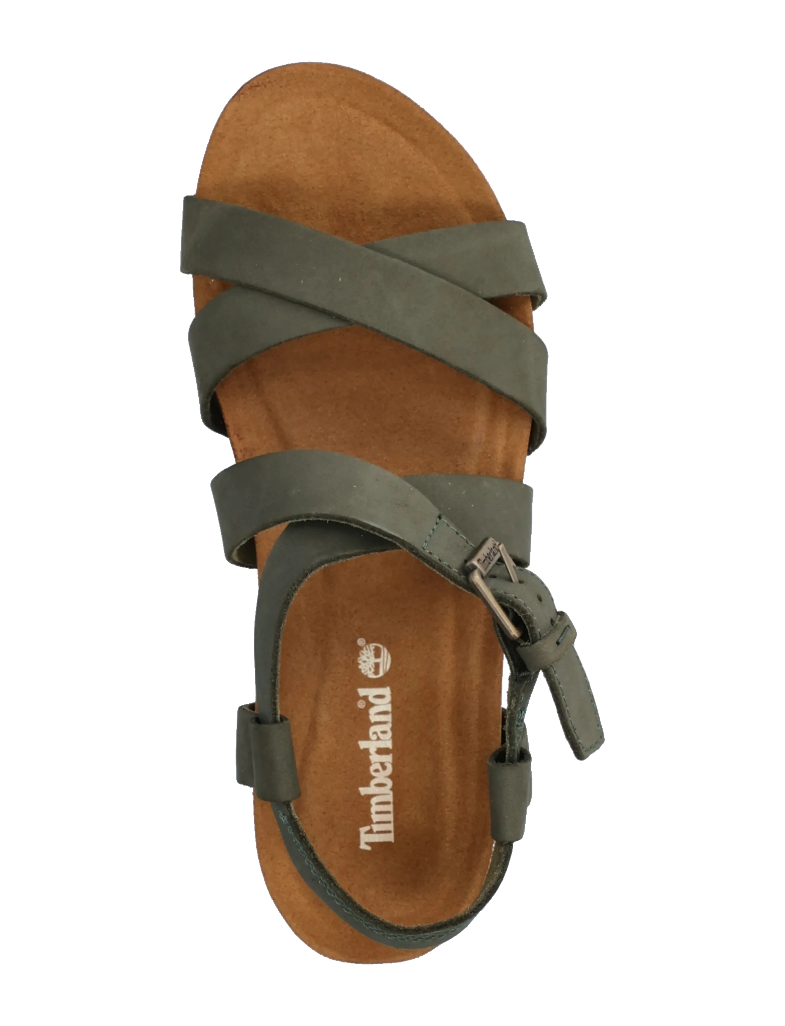 Timberland - BACKSTRAP SANDAL - platform sandals - dark green - 3