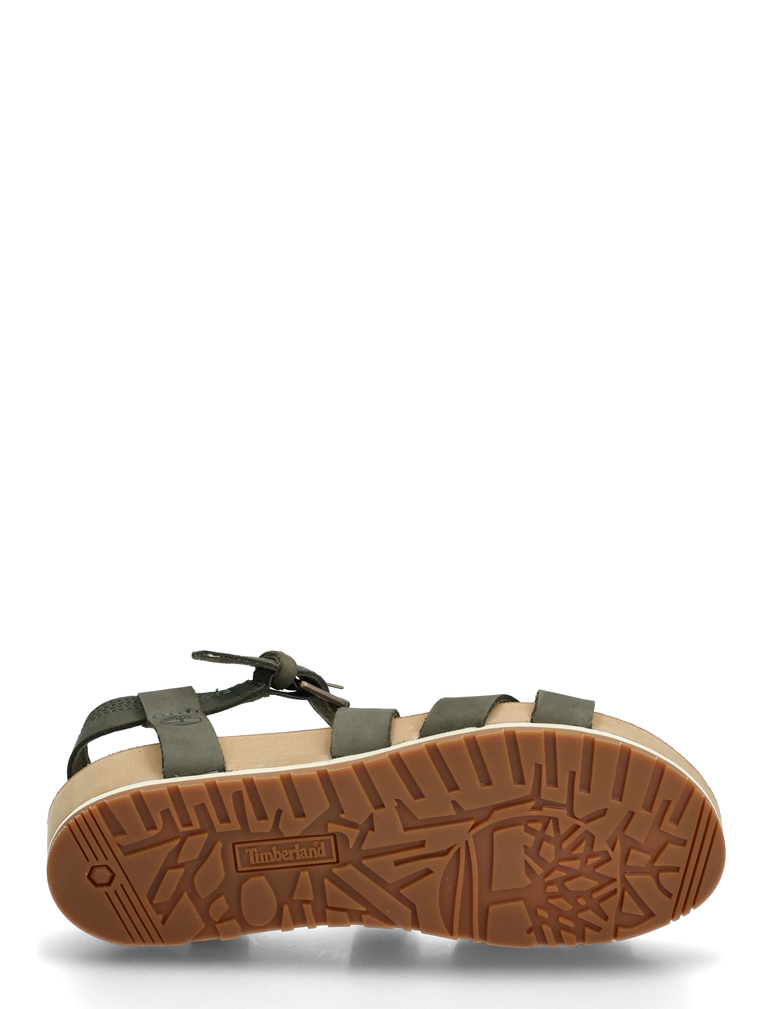 Timberland - BACKSTRAP SANDAL - platform sandals - dark green - 4