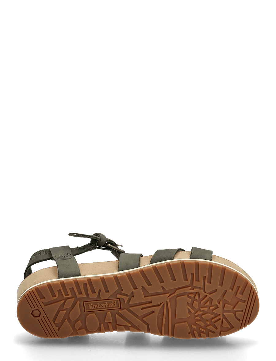 Timberland - BACKSTRAP SANDAL - plateau-sandalen - dark green - 4