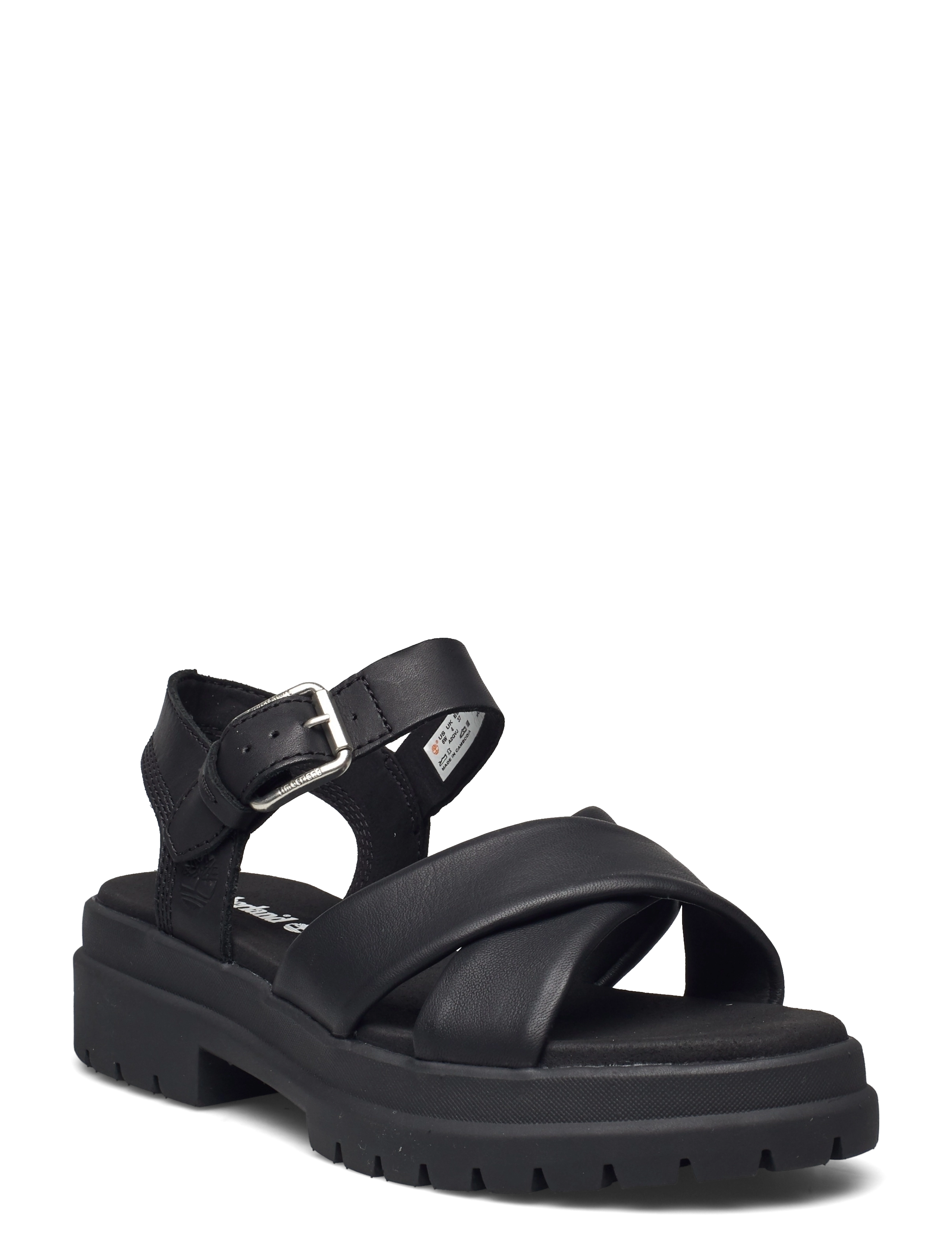 Timberland BACKSTRAP SANDAL - Platte sandalen - JET BLACK / black