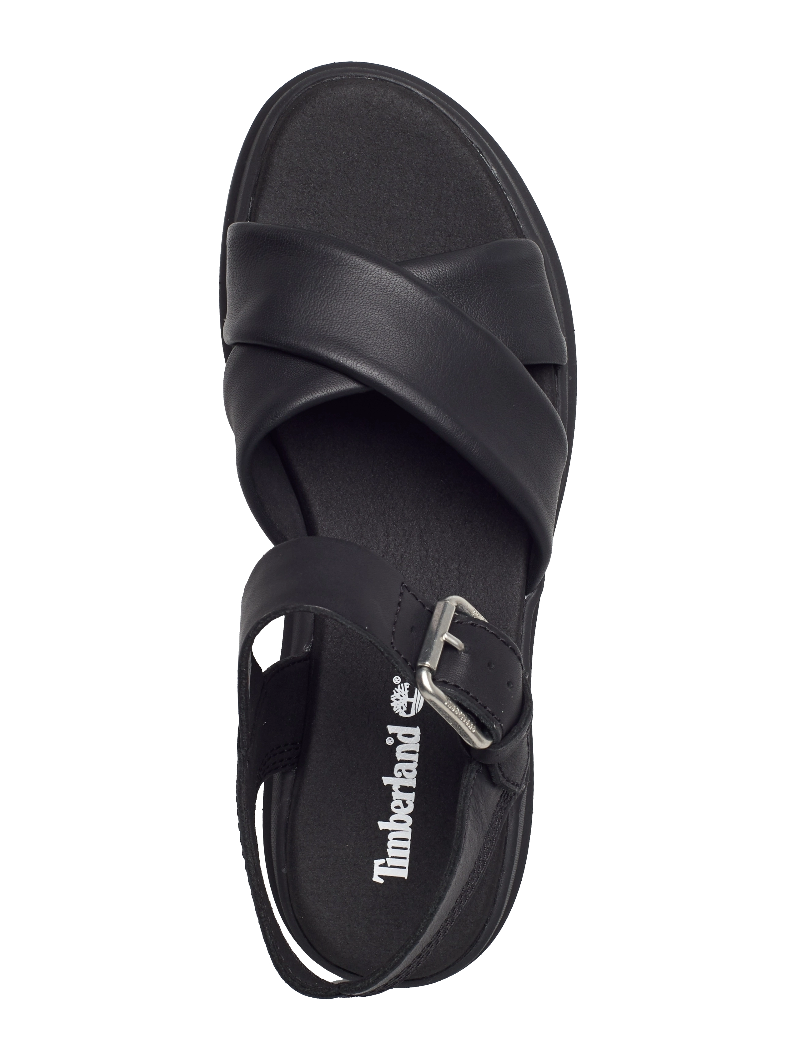 Timberland - BACKSTRAP SANDAL - platte sandalen - jet black - 3
