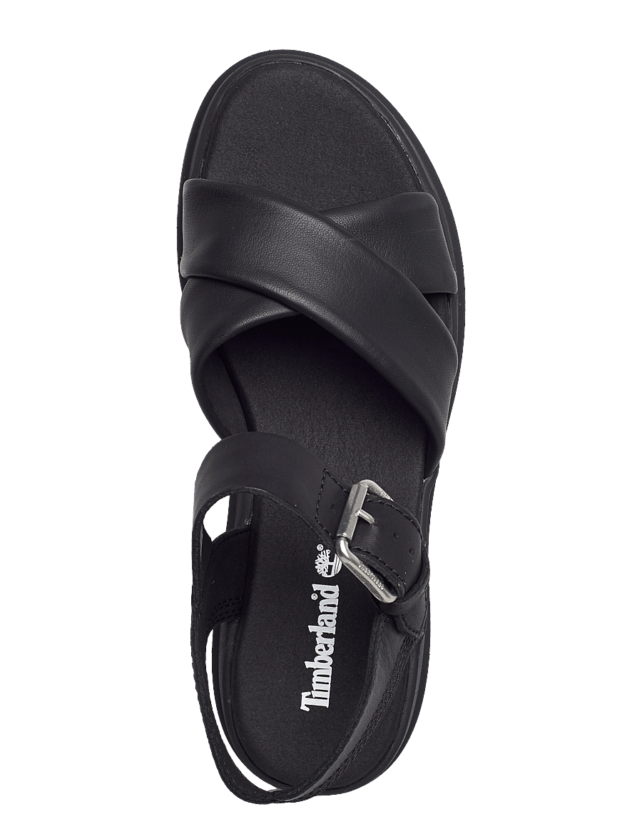 Timberland - BACKSTRAP SANDAL - flache sandalen - jet black - 3