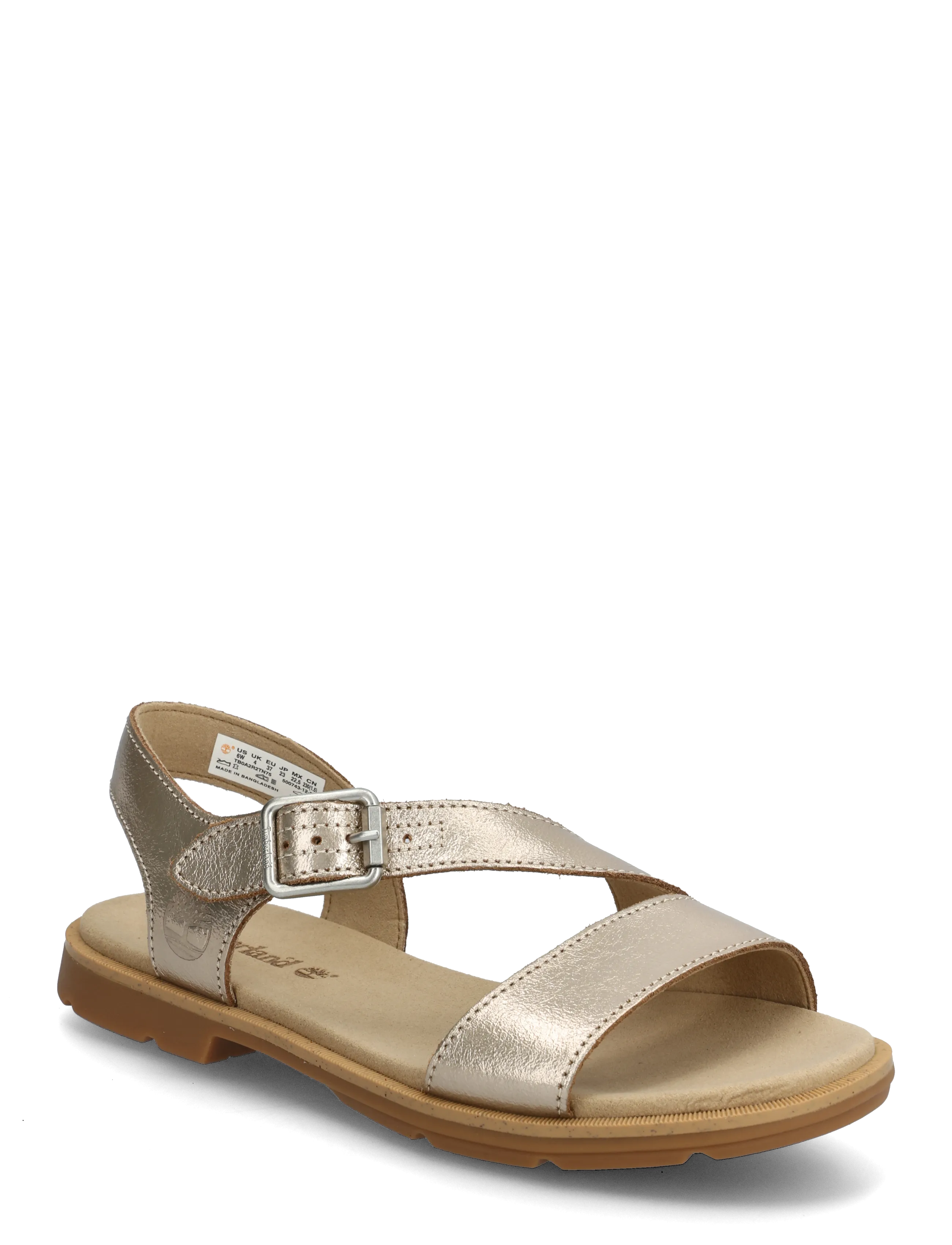 Timberland Backstrap Sandal, 39, Gold, Sandaler > Flade Sandals, Dame