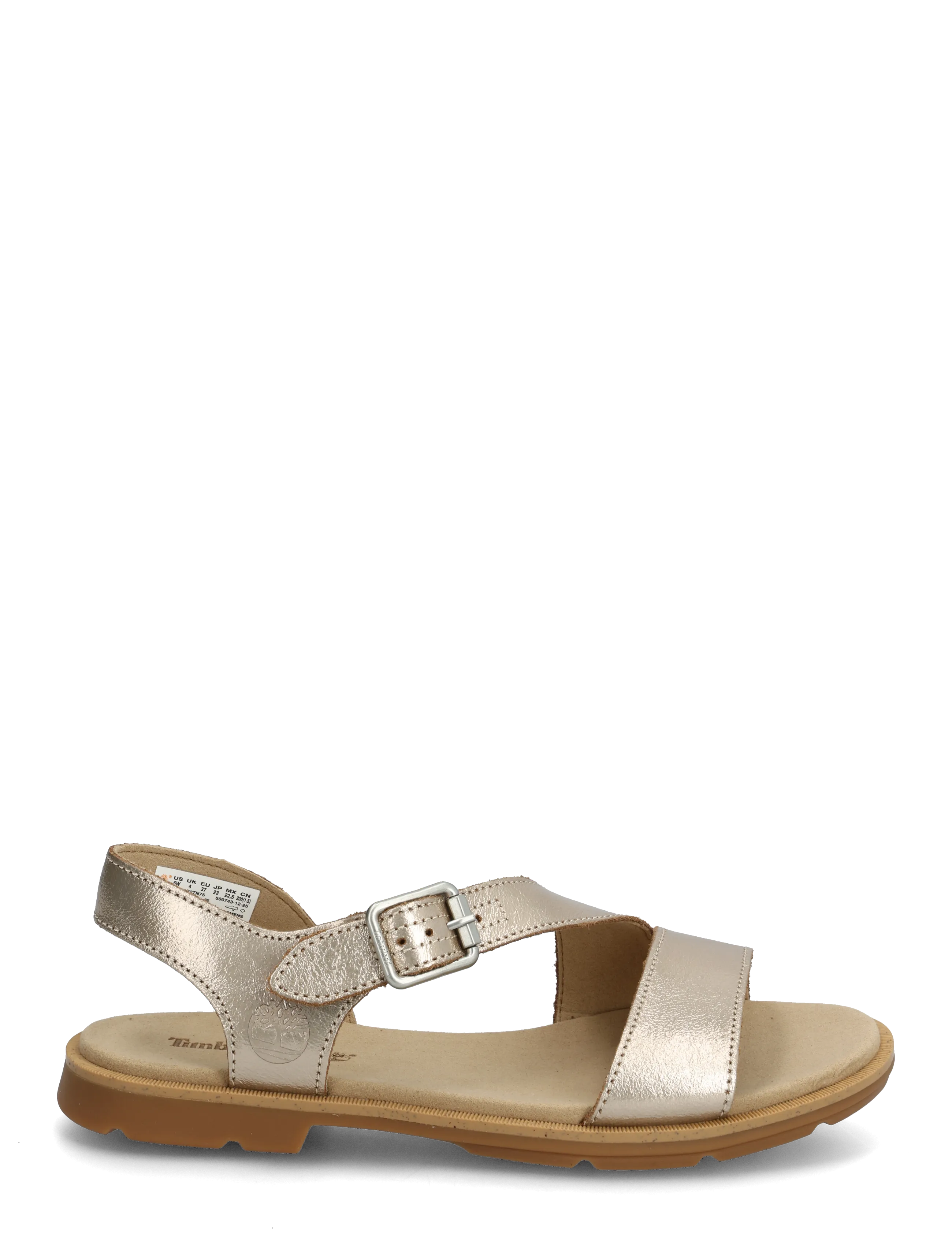 Timberland - BACKSTRAP SANDAL - flache sandalen - gold - 1