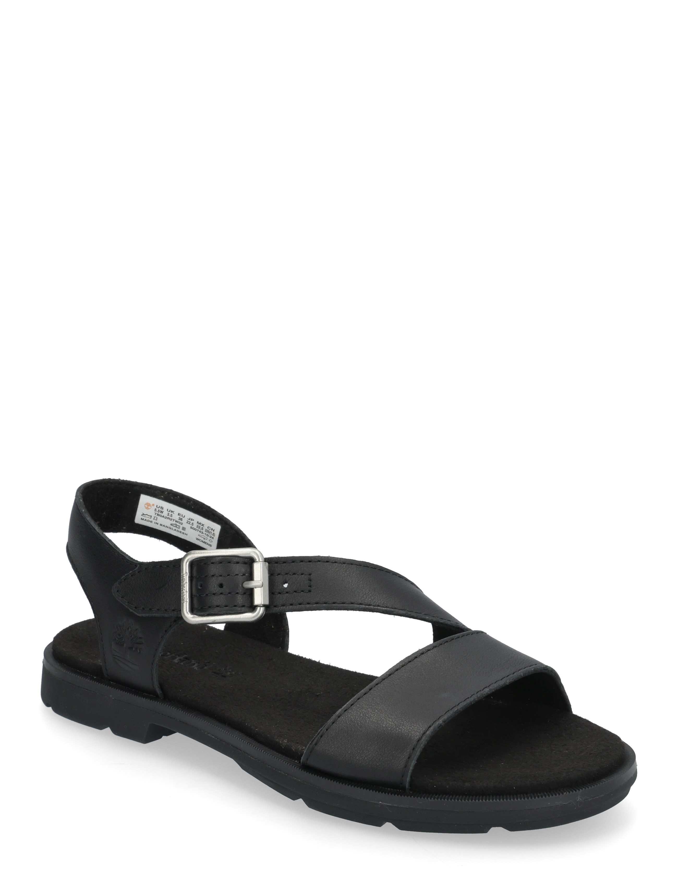 Timberland Backstrap Sandal, 39, Black, Sandaler > Flade Sandals, Dame