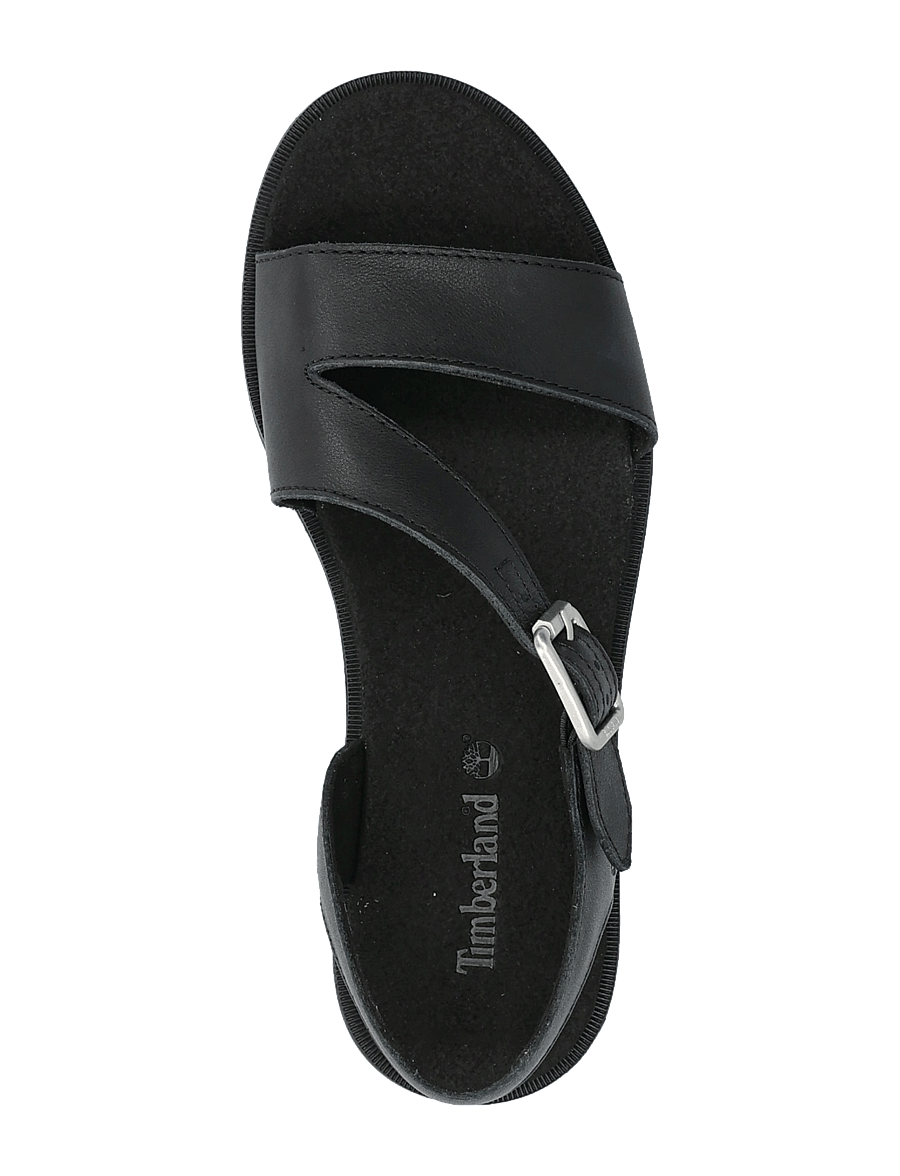 Timberland - CALISTA BAY BACKSTRAP SANDAL BLACK FULL GRAIN - flade sandaler - black - 3