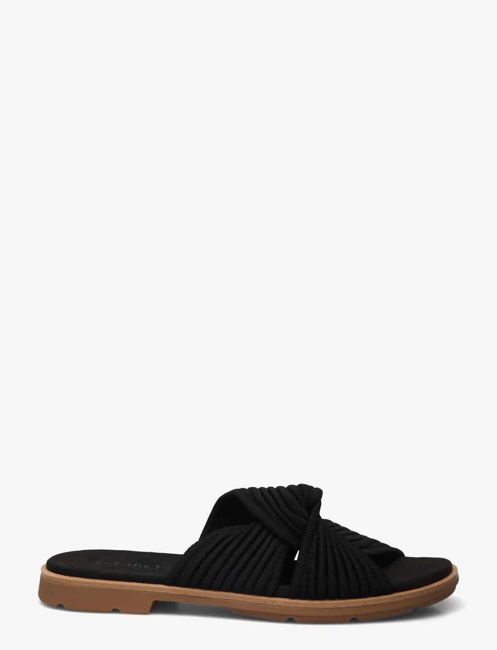 Timberland - SLIDE SANDAL - flache sandalen - blk knit - 1