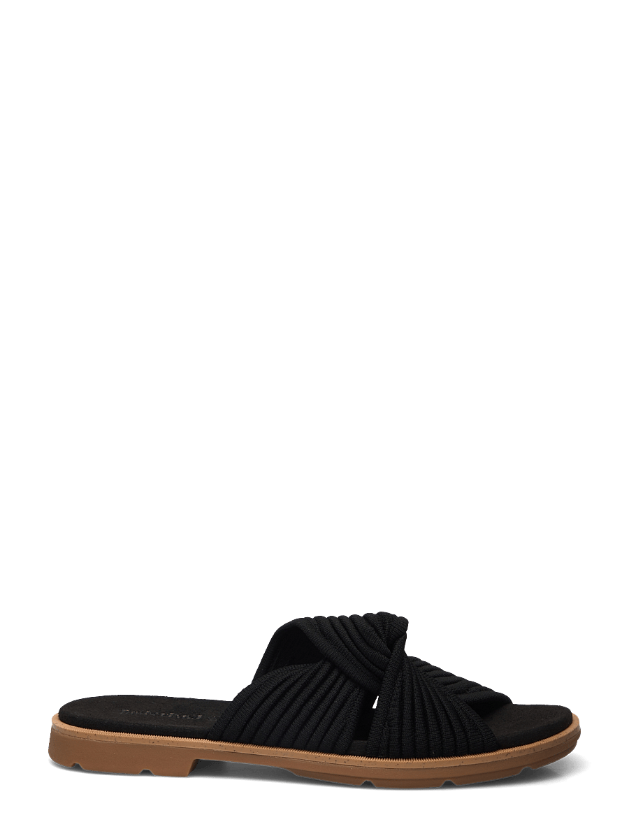 Timberland - SLIDE SANDAL - flache sandalen - blk knit - 1