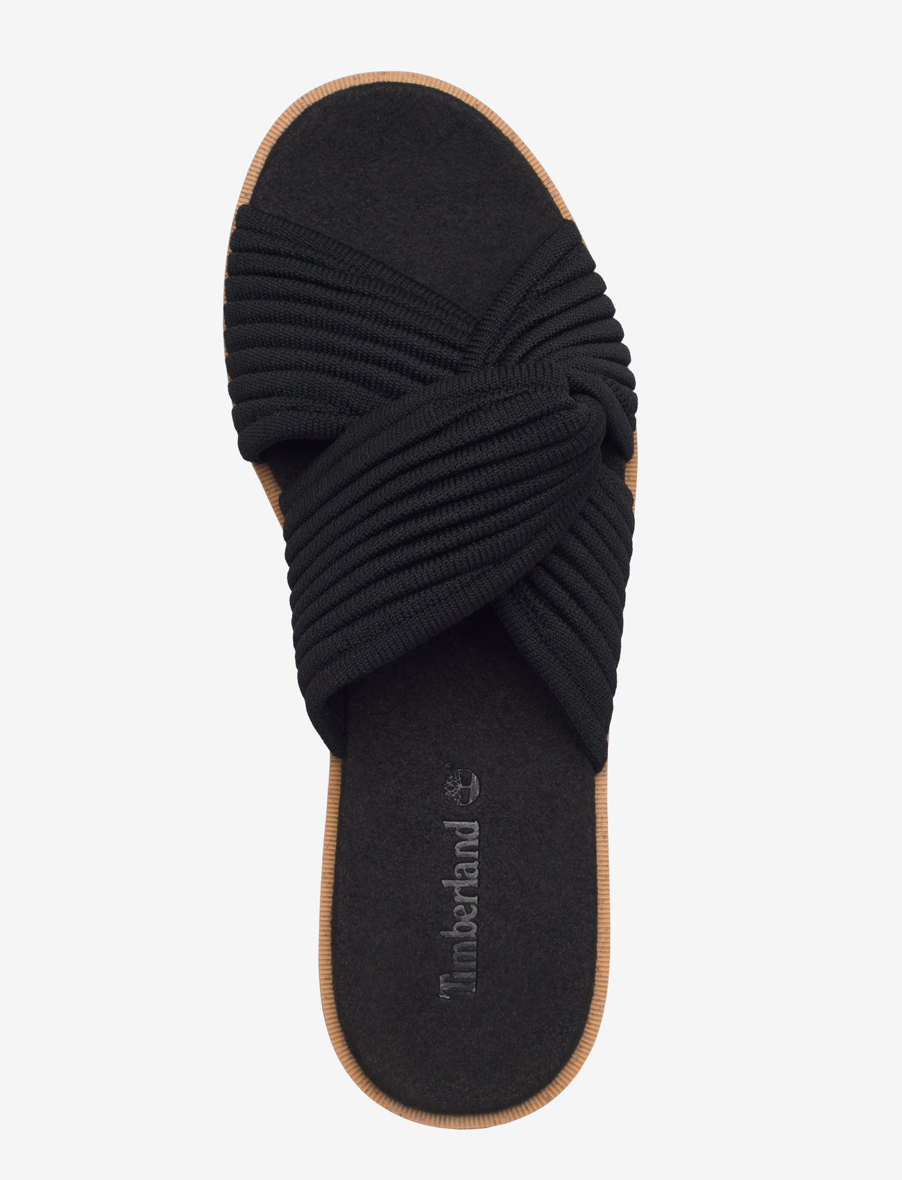 Timberland - SLIDE SANDAL - kontsata sandaalid - blk knit - 3