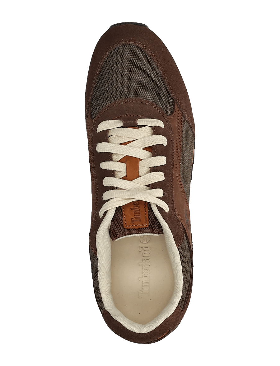 Timberland - LOW LACE UP SNEAKER - nach stil kaufen - md brown mesh - 3