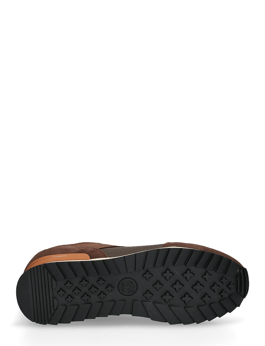 Timberland - LOW LACE UP SNEAKER - nach stil kaufen - md brown mesh - 4