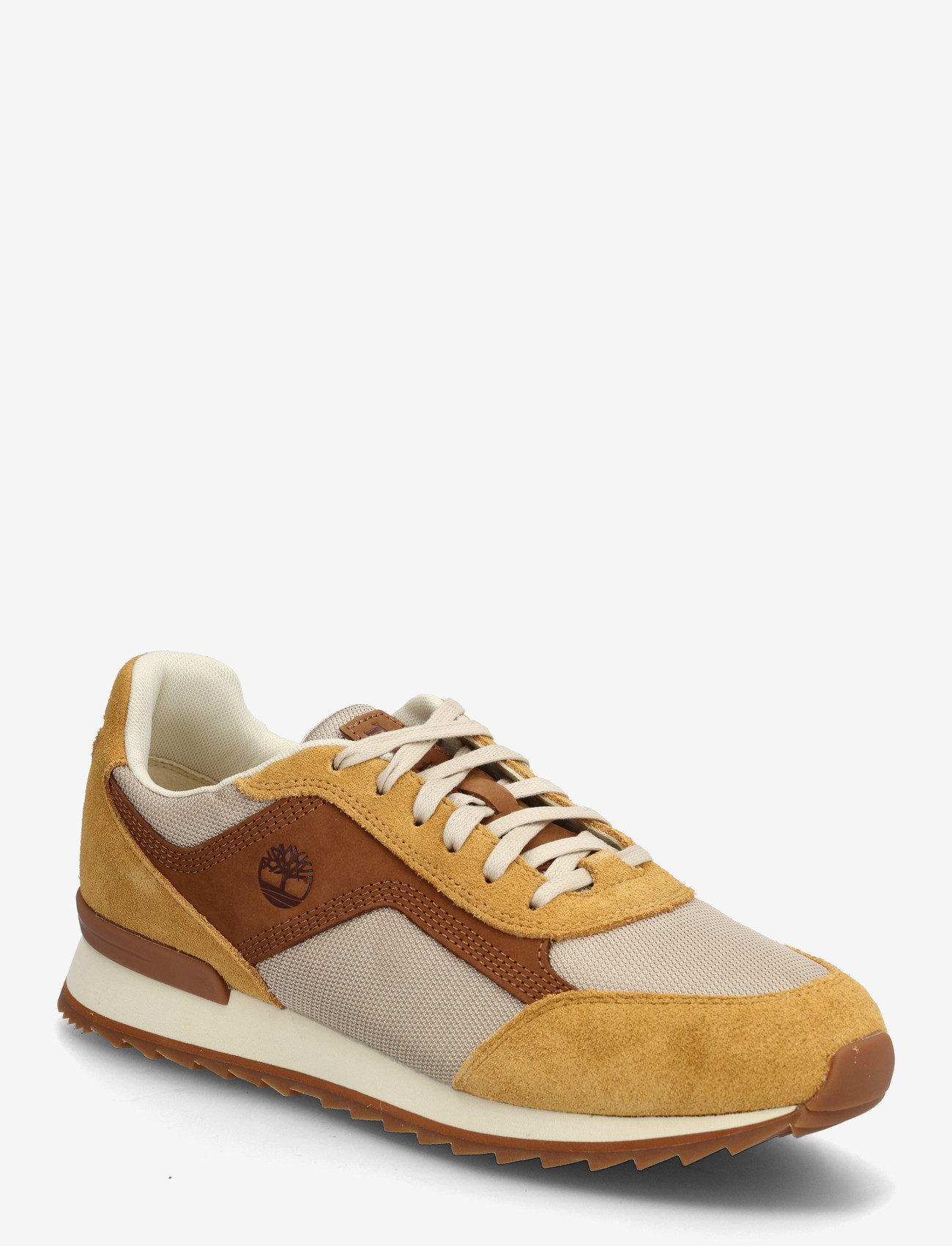 Timberland - Scout Heights LOW LACE UP SNEAKER LT BEIGE MESH W WHEAT - madala säärega tossud - light beige - 0