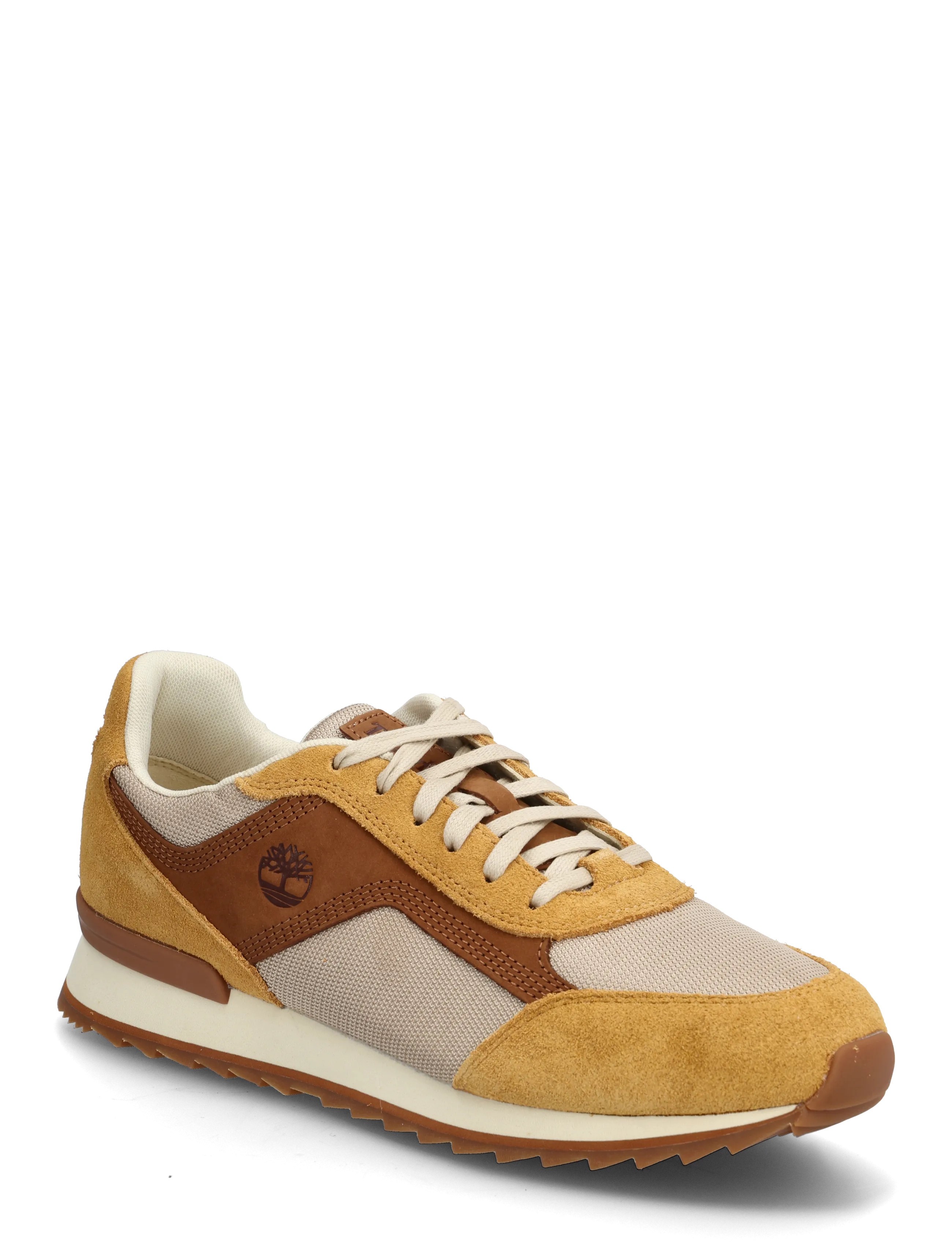 Timberland Scout Heights LOW LACE UP SNEAKER LT BEIGE MESH W WHEAT - Skor - LIGHT BEIGE / brown
