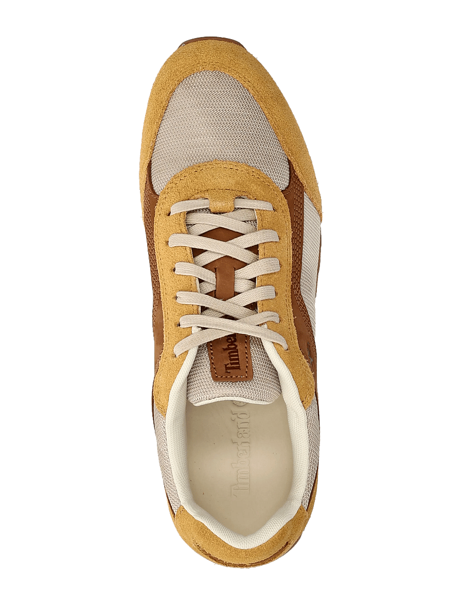 Timberland - LOW LACE UP SNEAKER - lágir strigaskór - light beige - 3