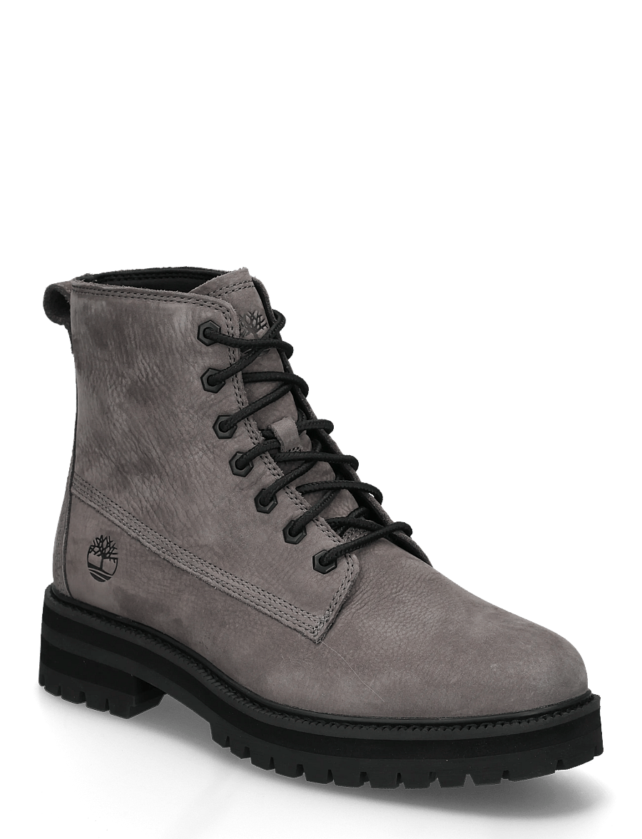 Timberland - MID LACE UP BOOT - kängor med snörning - dk grey nubuck - 0