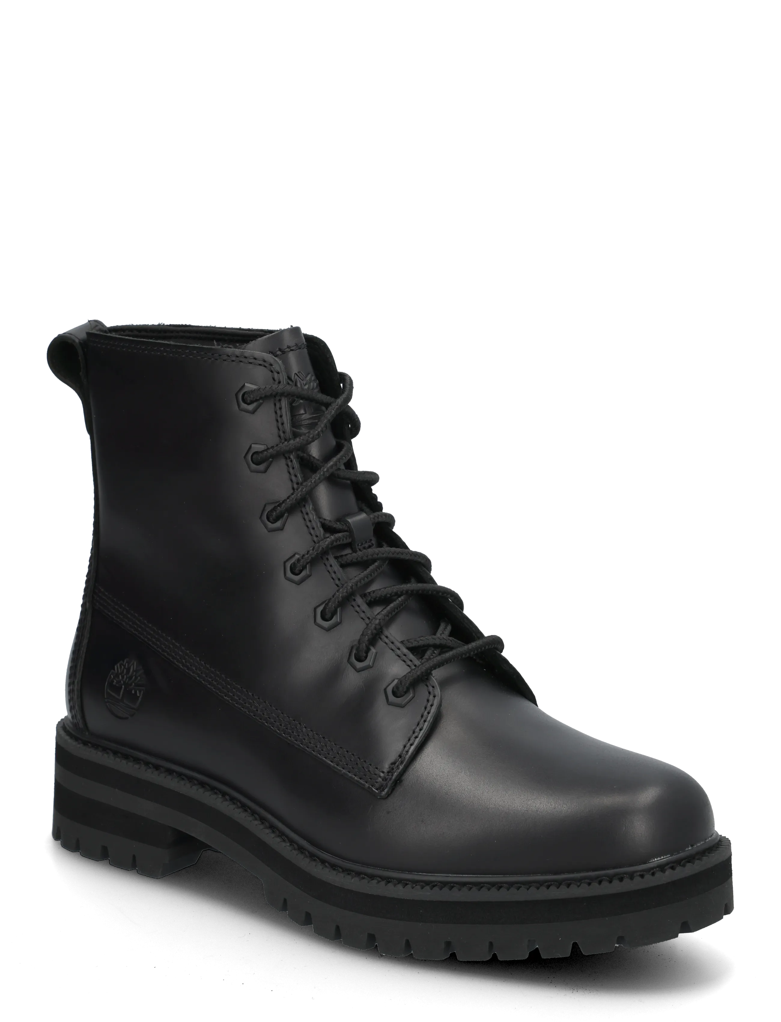 Timberland MID LACE UP BOOT - Boots - BLK FULL GRAIN / black