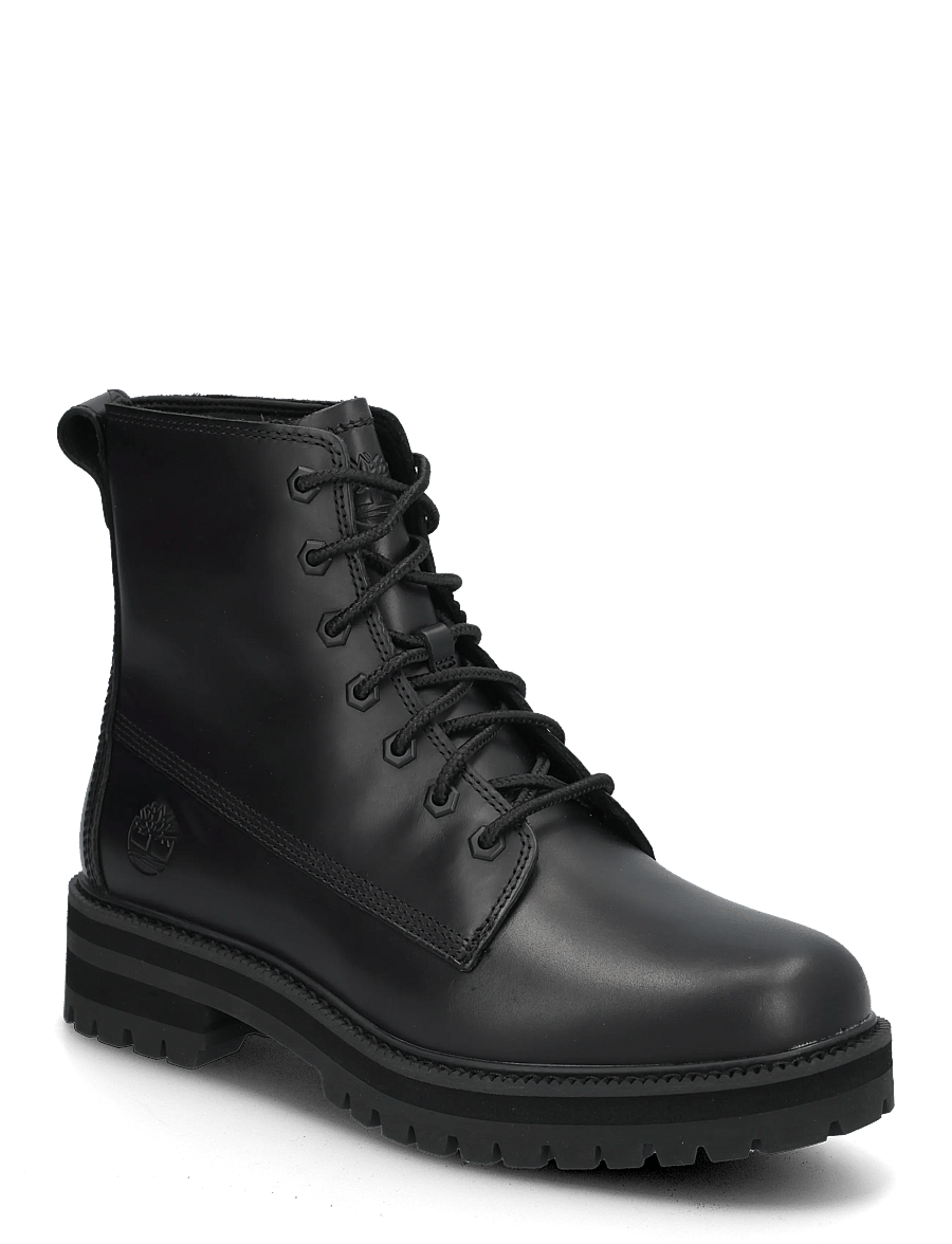 Timberland - MID LACE UP BOOT - kängor med snörning - blk full grain - 0