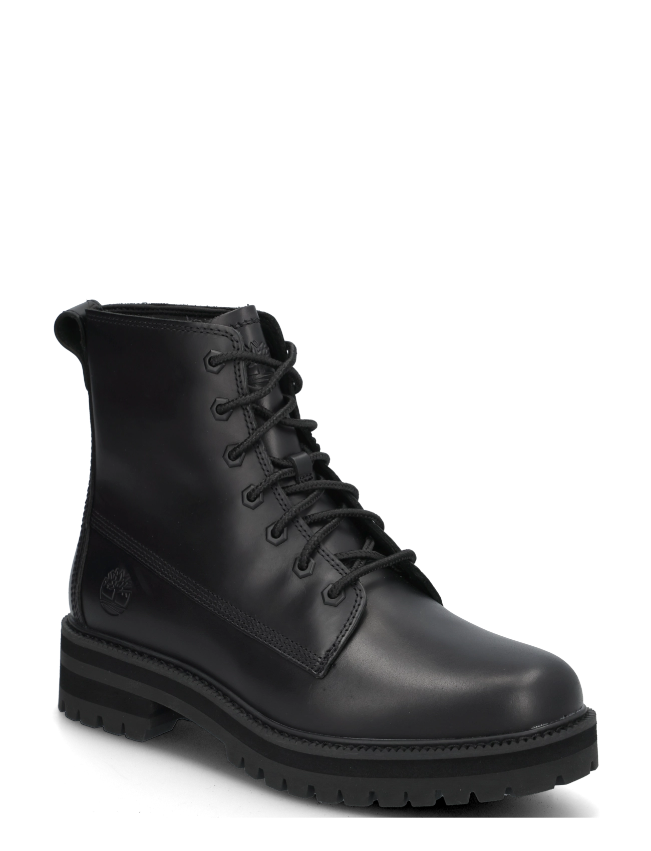 Timberland MID LACE UP BOOT - Schuhe - BLK FULL GRAIN / black