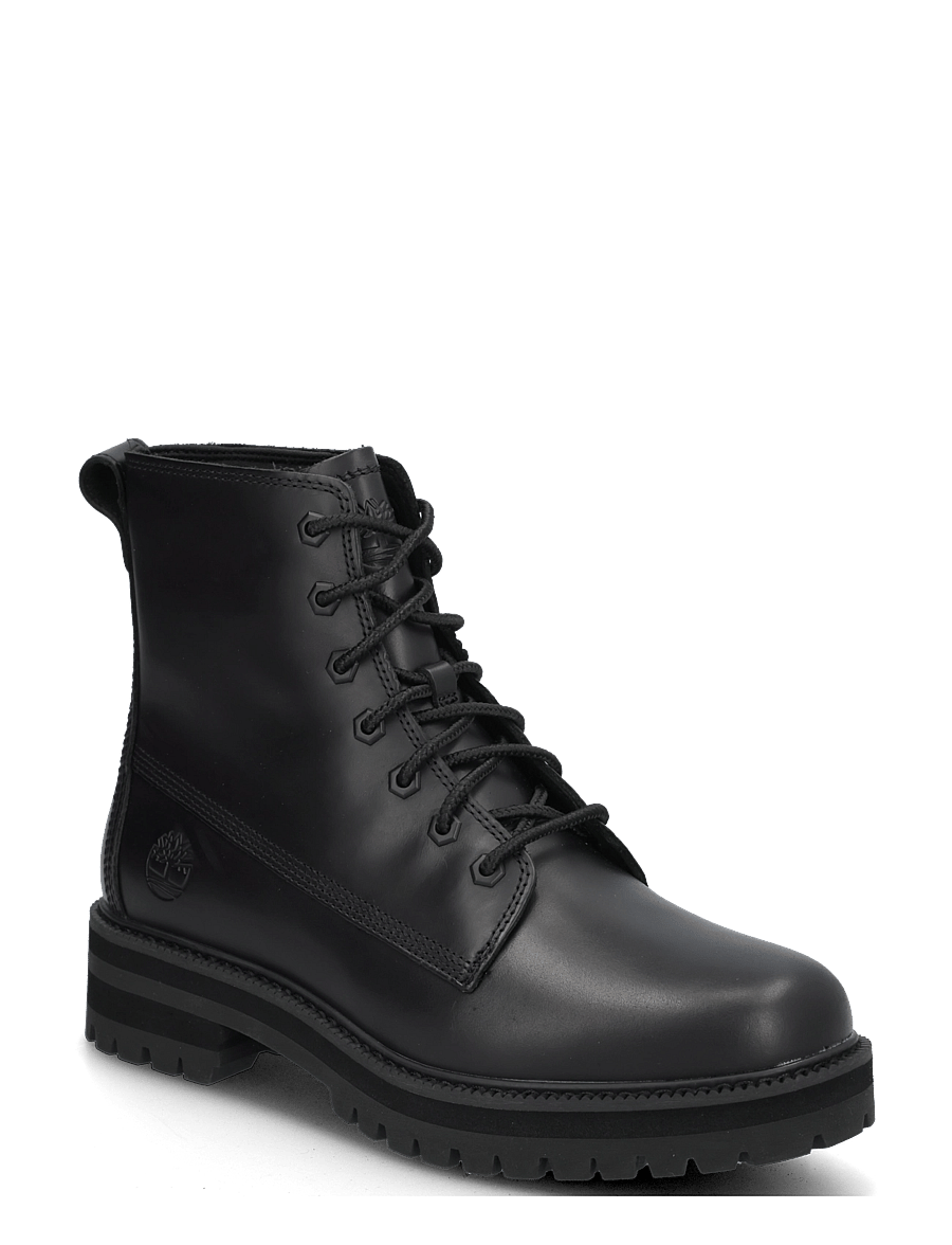 Timberland - MID LACE UP BOOT - schnürstiefel - blk full grain - 0