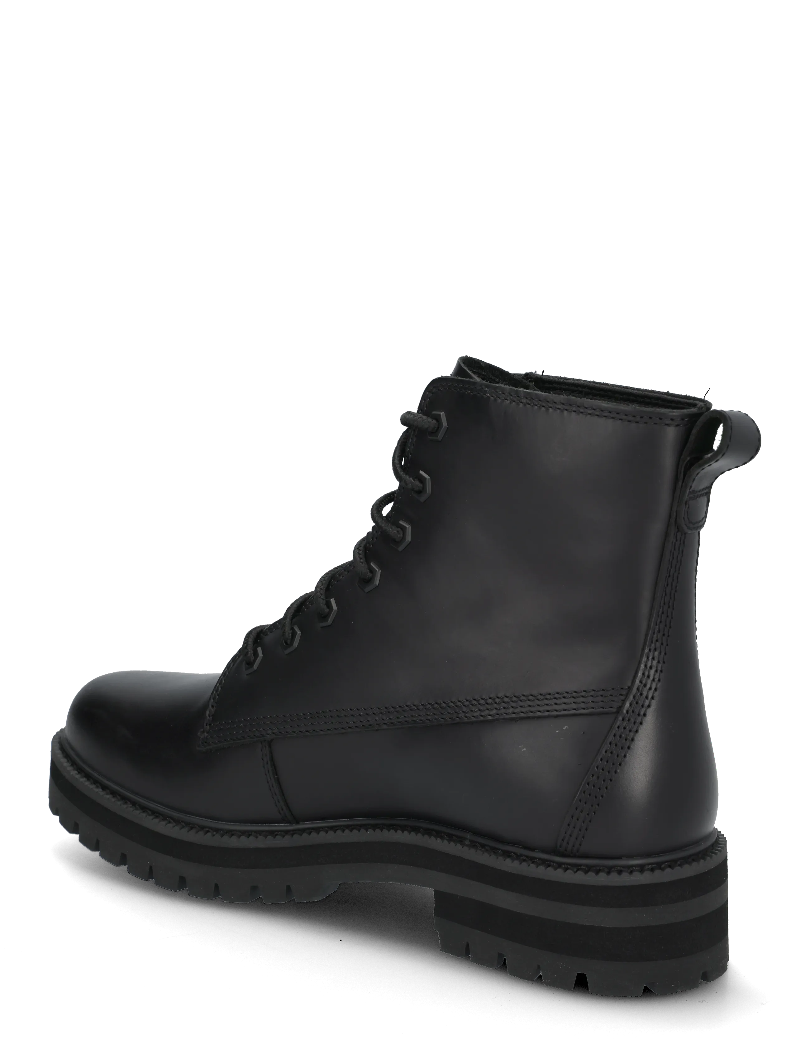 Timberland - MID LACE UP BOOT - laced boots - blk full grain - 1