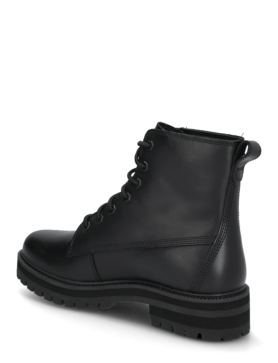 Timberland - MID LACE UP BOOT - laced boots - blk full grain - 1