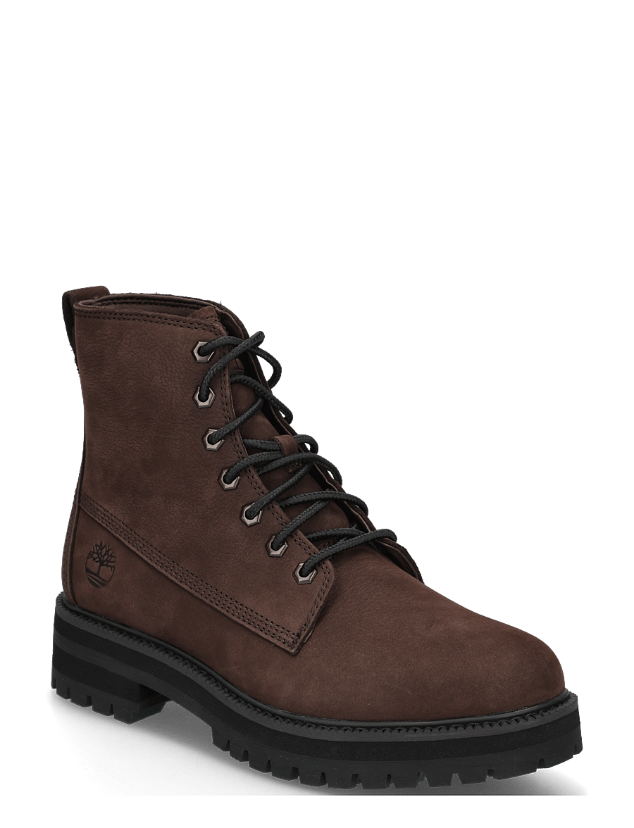 Timberland - MID LACE UP BOOT - schnürstiefel - dk brn nubuck - 0
