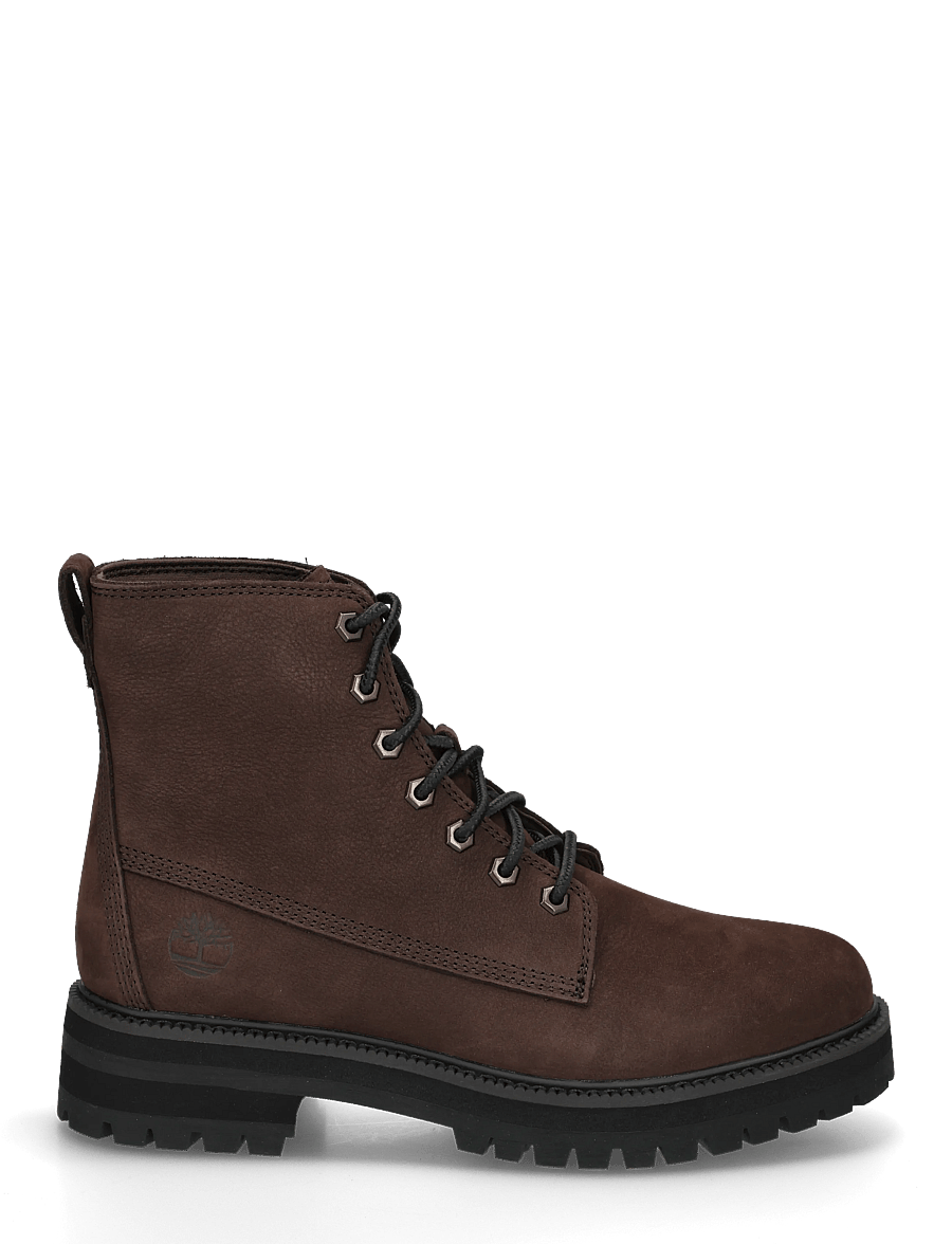 Timberland - MID LACE UP BOOT - schnürstiefel - dk brn nubuck - 2