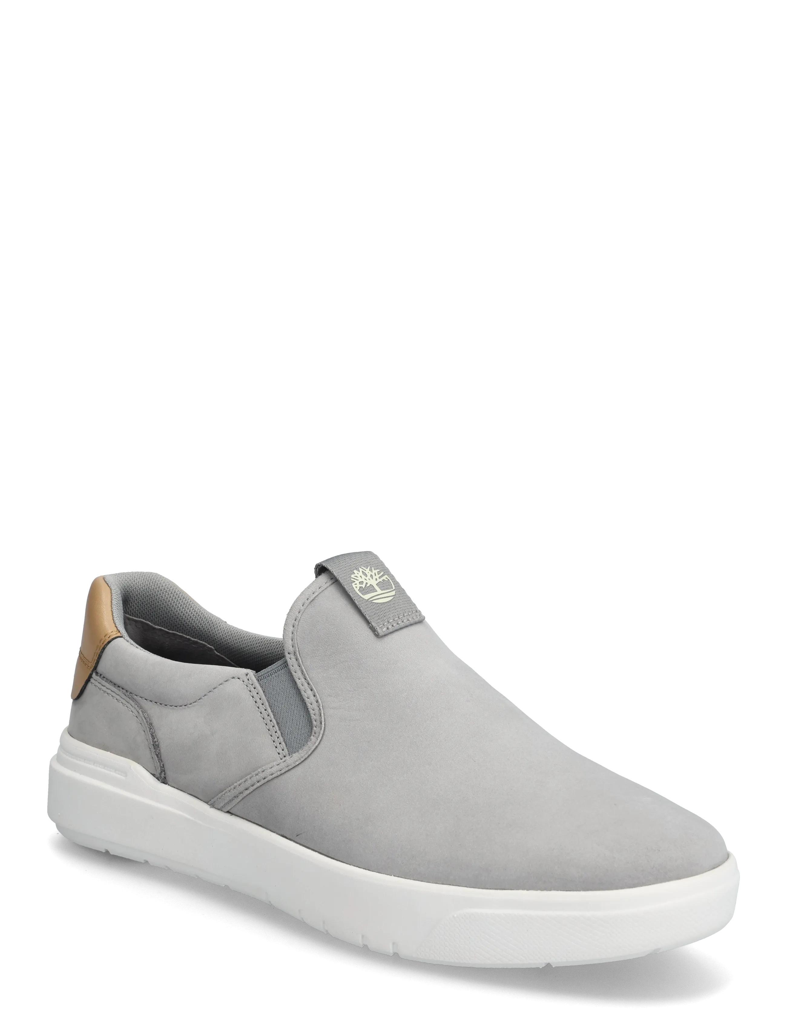 Timberland Seneca Bay Low Slip On Sneaker Light Grey Nubuck, 45, Sneakers, Grau - Männerswear