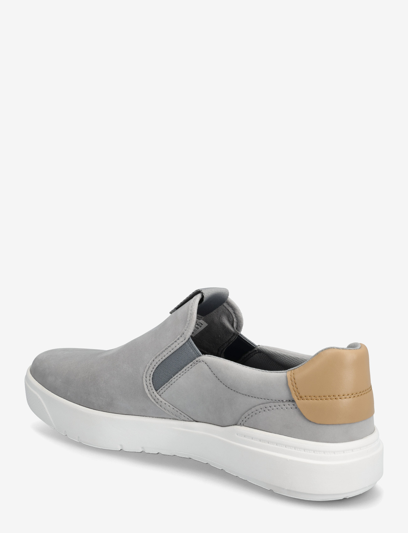 Timberland - Seneca Bay LOW SLIP ON SNEAKER LIGHT GREY NUBUCK - baskets slip-ons - light grey - 1