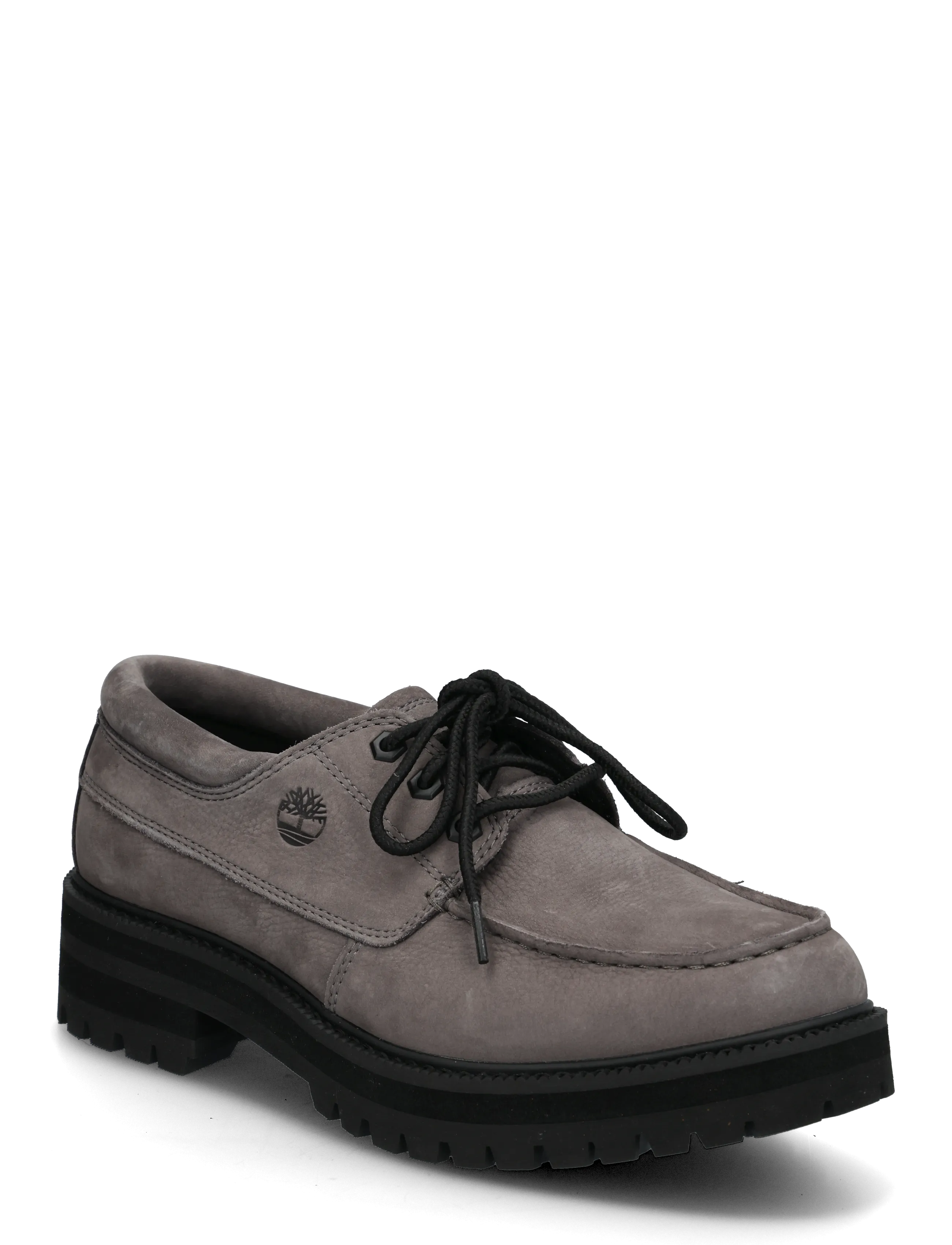 Timberland LACE UP SHOE - Shoes - DK GREY NUBUCK / grey